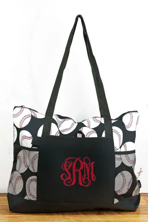 Baseball Pocket Tote Bag