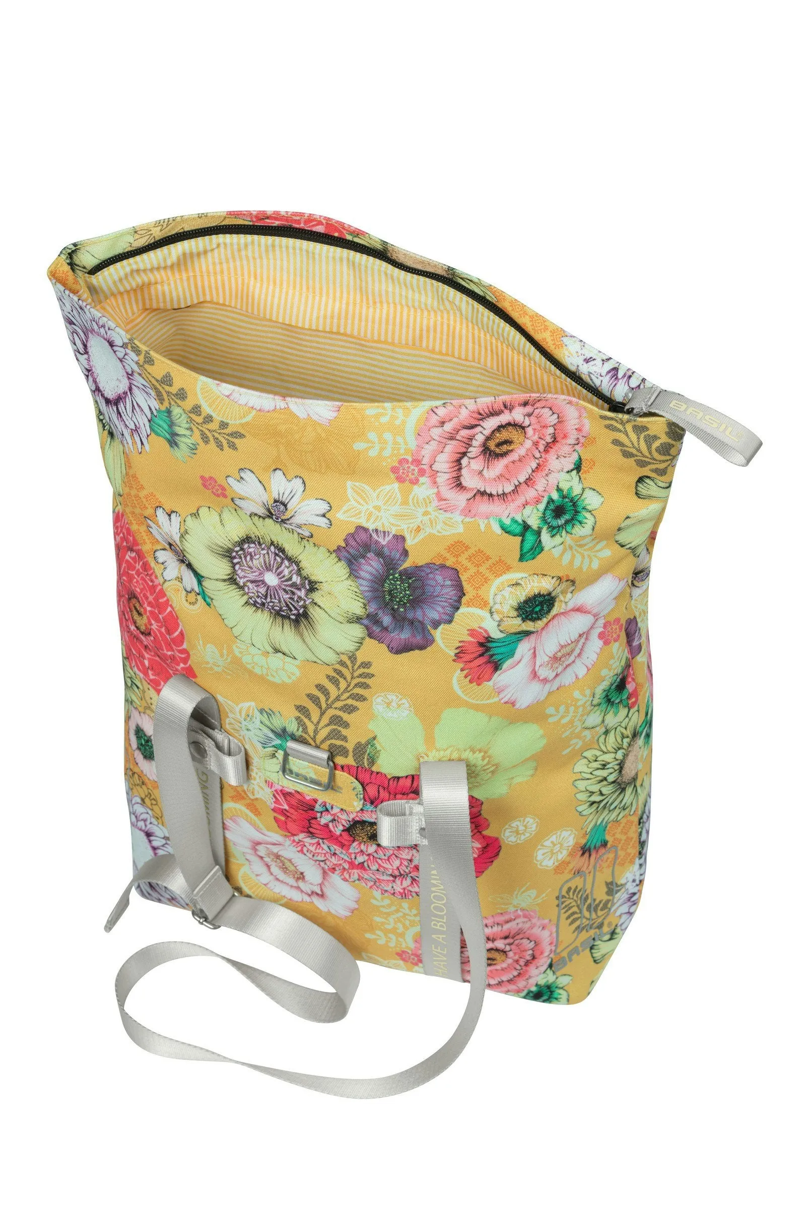 Basil Bloom Field Bicycle Shopper Bag 15-20L Yellow