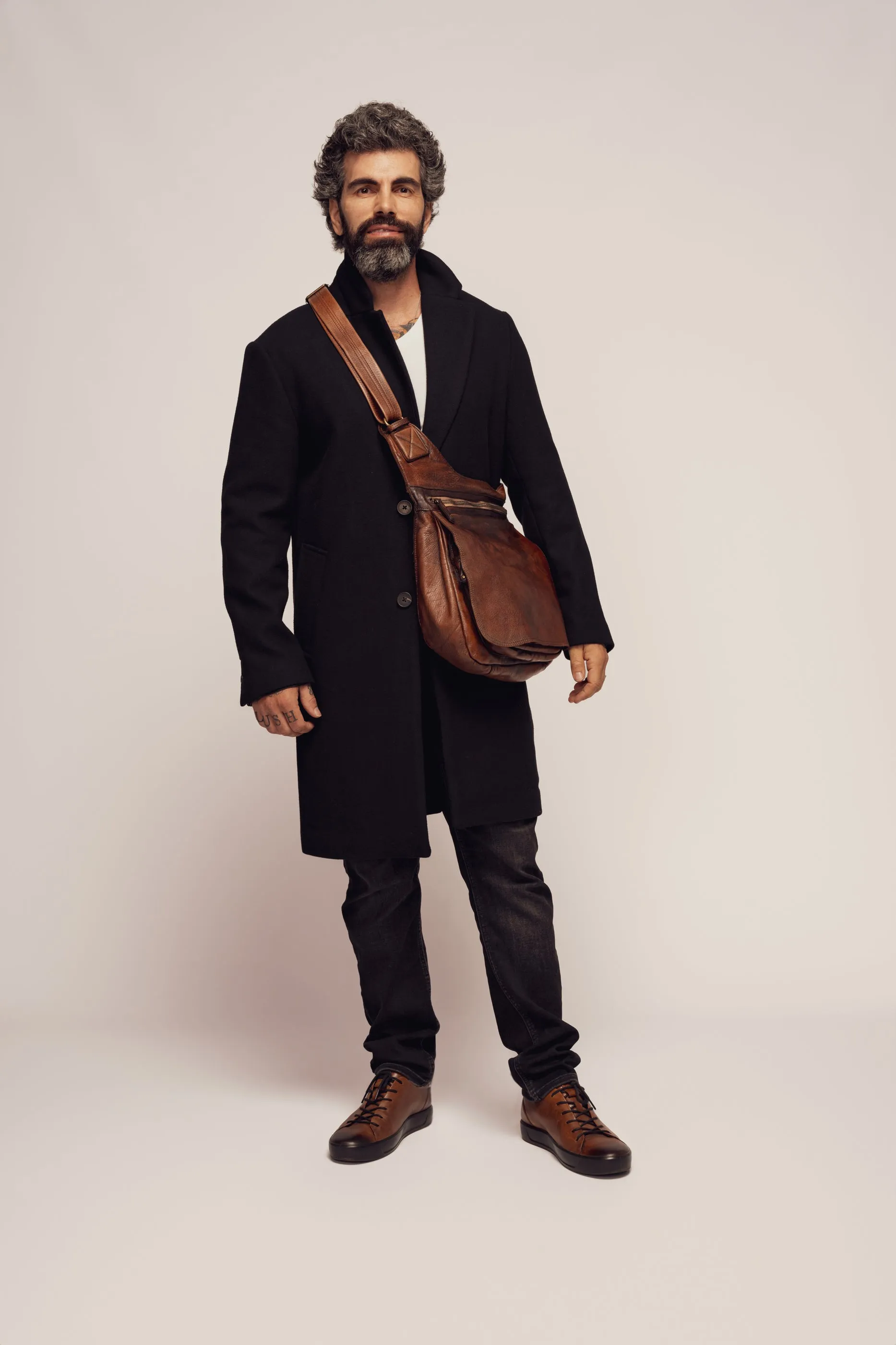 BAYSIDE84 Crossbody Saddle Bag - Cigar Brown - CANADA MEN'S