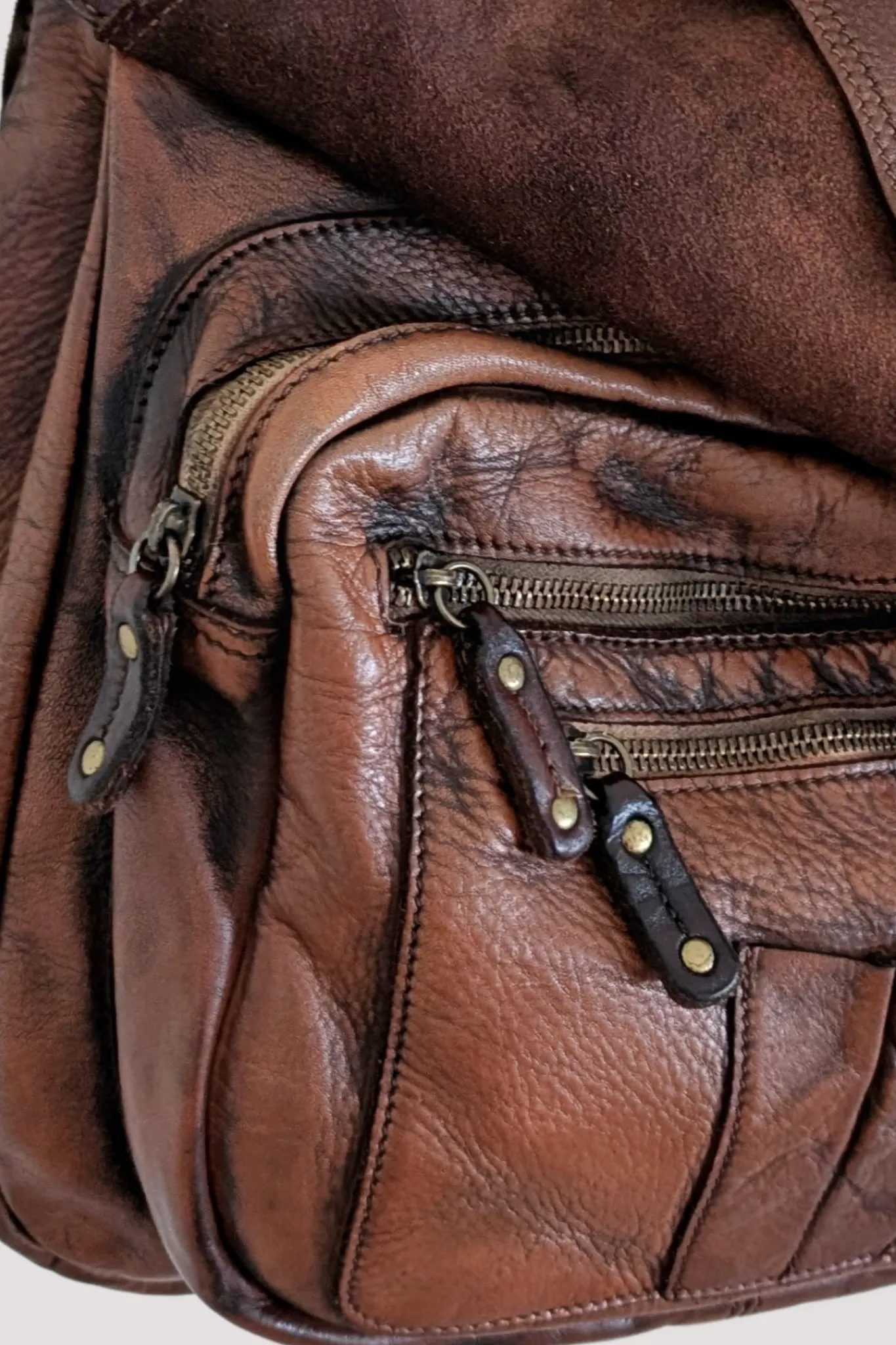 BAYSIDE84 Crossbody Saddle Bag - Cigar Brown - CANADA MEN'S