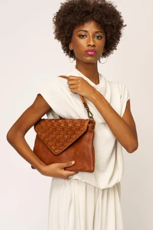 Bayside84 Woven Leather Envelope Bag - Canada