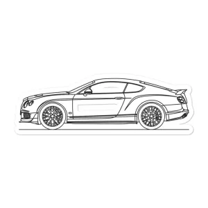 Bentley Continental GT3-R Silhouette Sticker