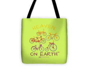 Bicycles Heaven On Earth - Tote Bag