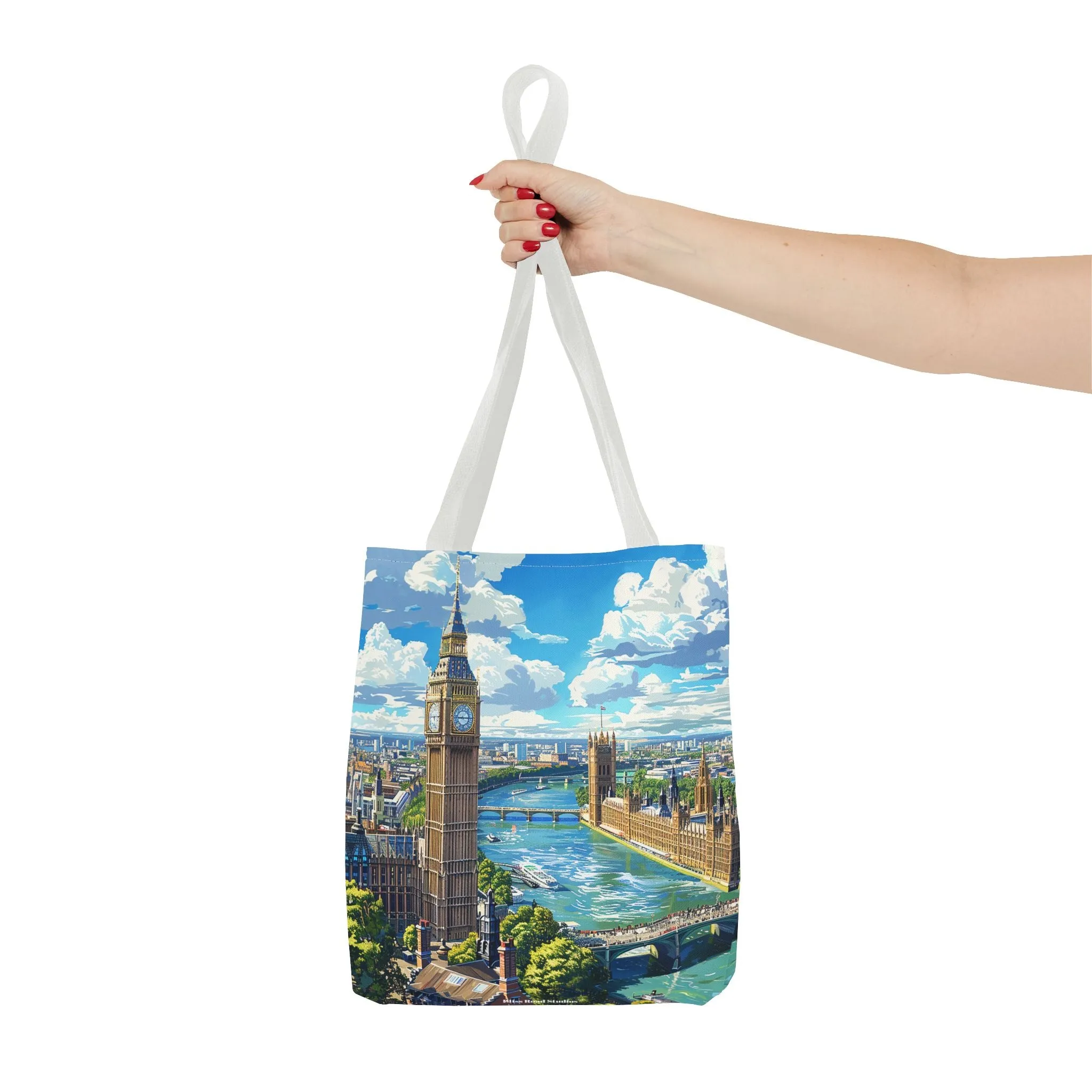 Big Ben River View Tote Bag - Carry the Timeless Charm of London's Iconic Skyline! Available in 3 sizes.