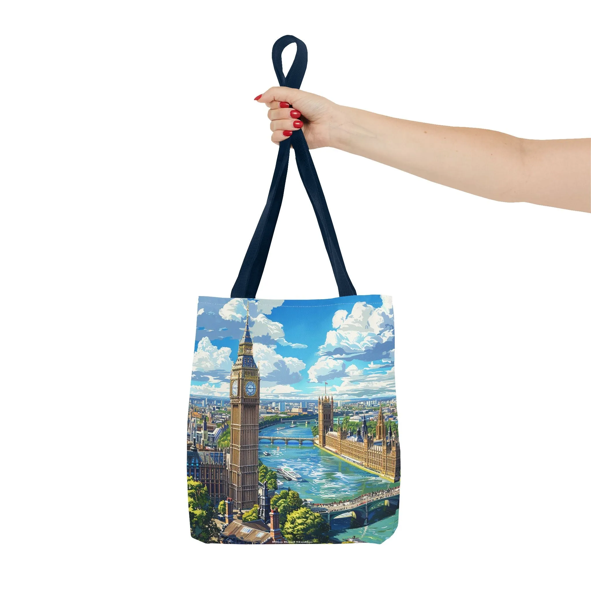 Big Ben River View Tote Bag - Carry the Timeless Charm of London's Iconic Skyline! Available in 3 sizes.