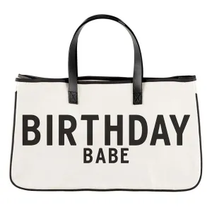 Birthday Baby Canvas Tote