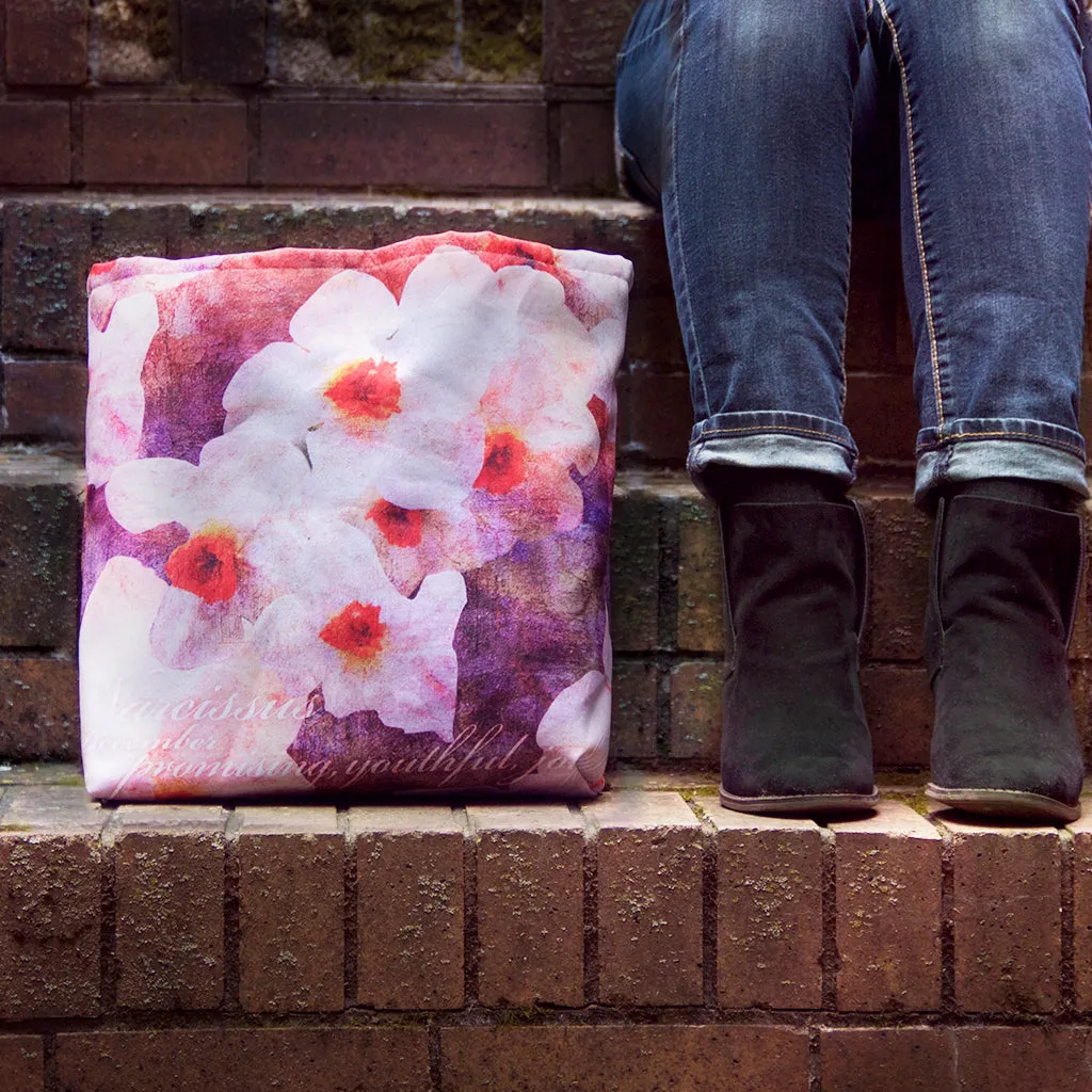 Birthday Blossom Tote Bag - December Narcissus