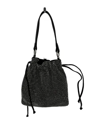 Black Rhinestone Detail Bag