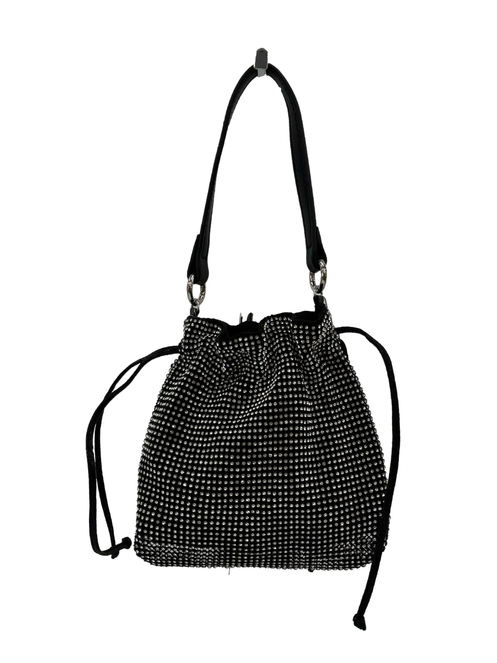 Black Rhinestone Detail Bag