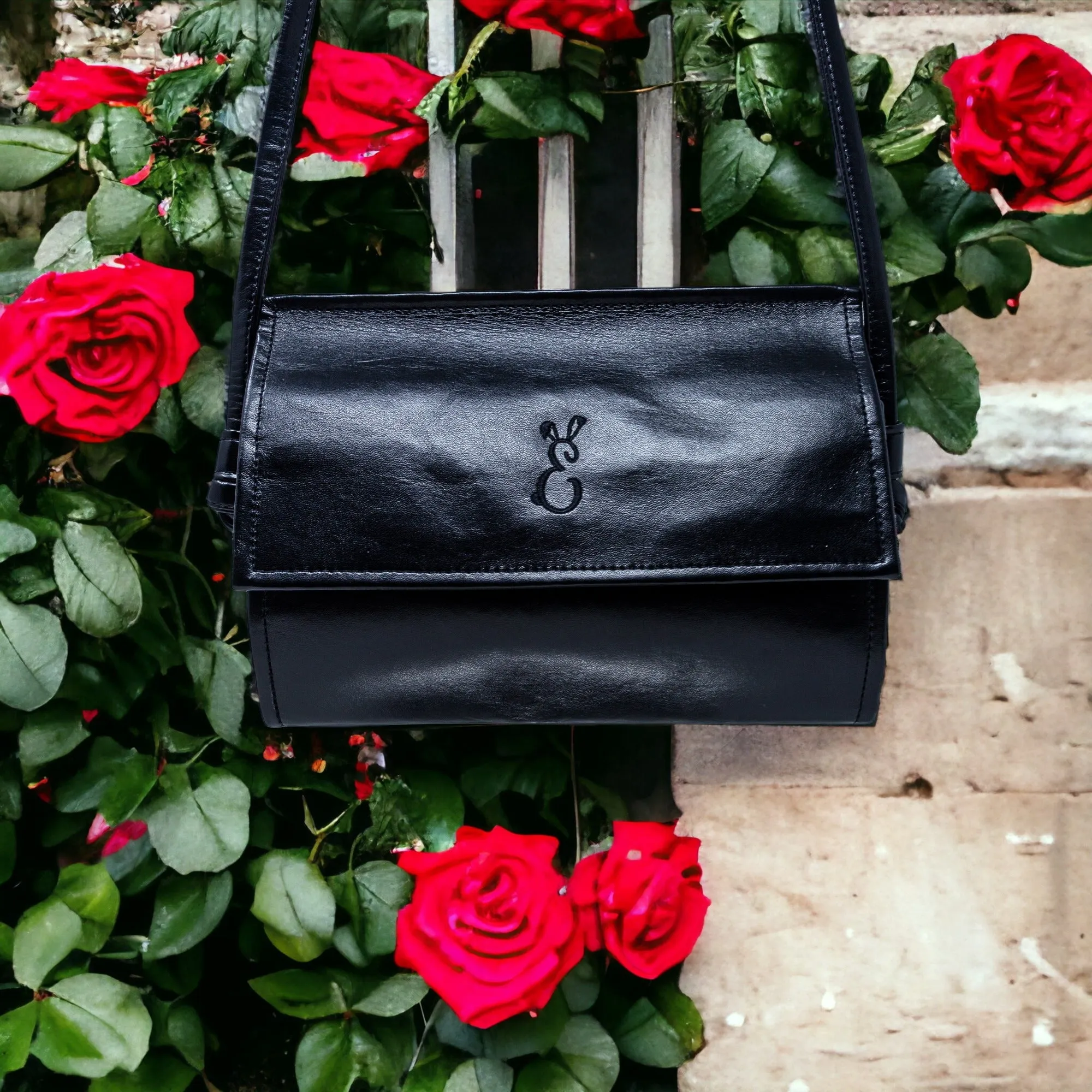Black Rosa Janine Crossbody Bag