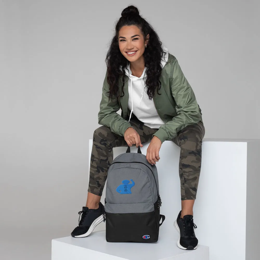 Black Women Lives Matter - Embroidered Champion Backpack
