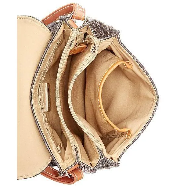 Block Signature Crossbody Organizer