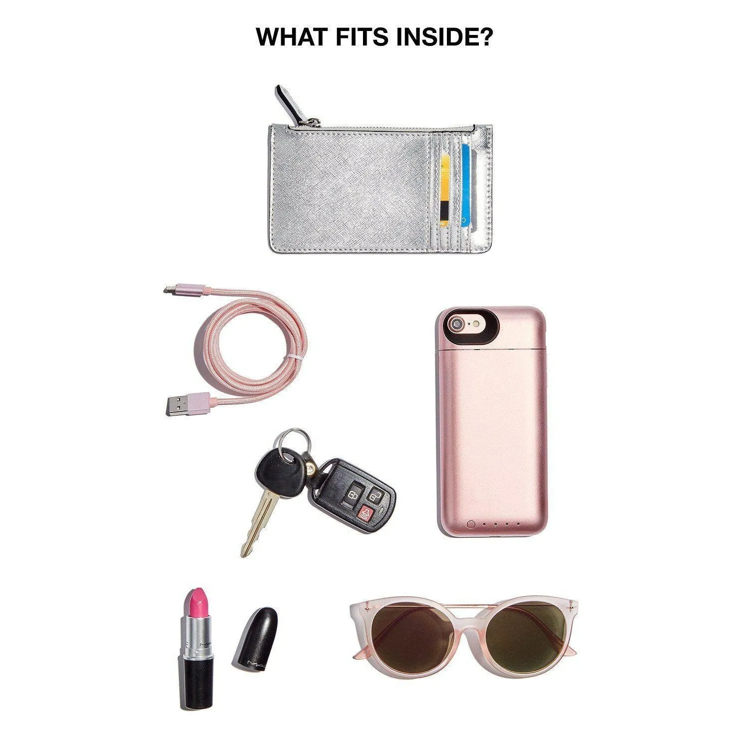 Block Signature Crossbody Organizer