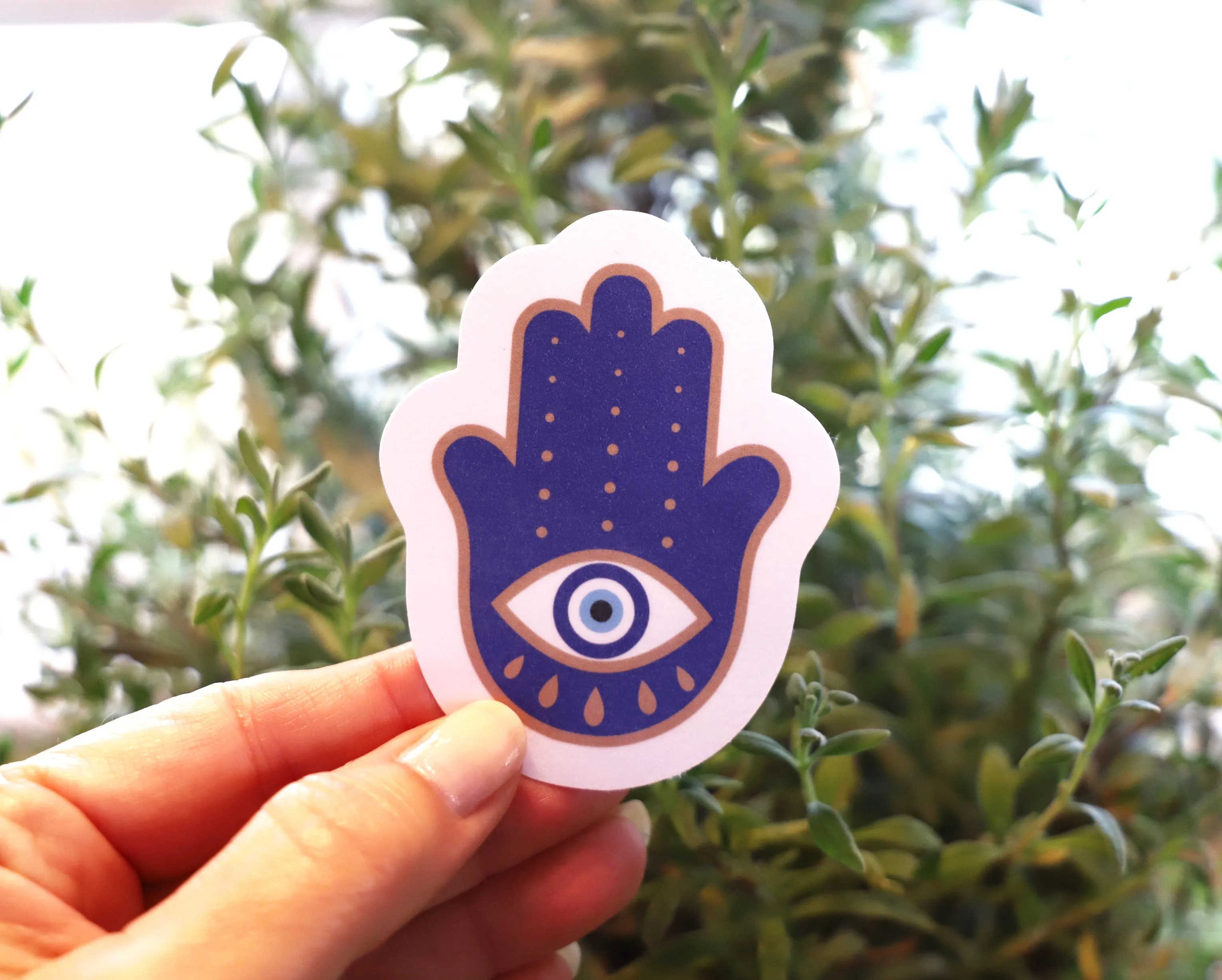 Blue Evil Eye sticker pack | 4pk