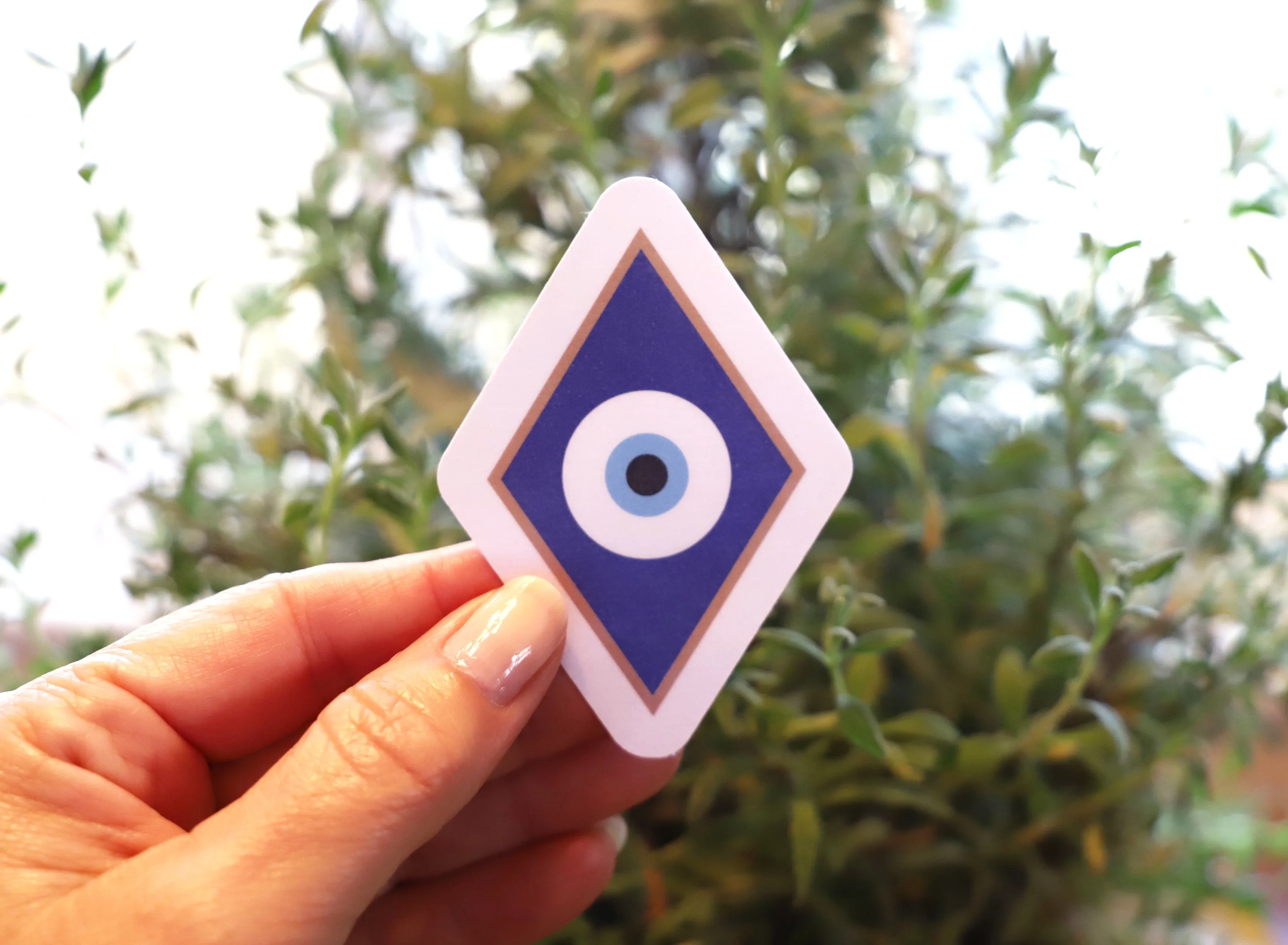 Blue Evil Eye sticker pack | 4pk