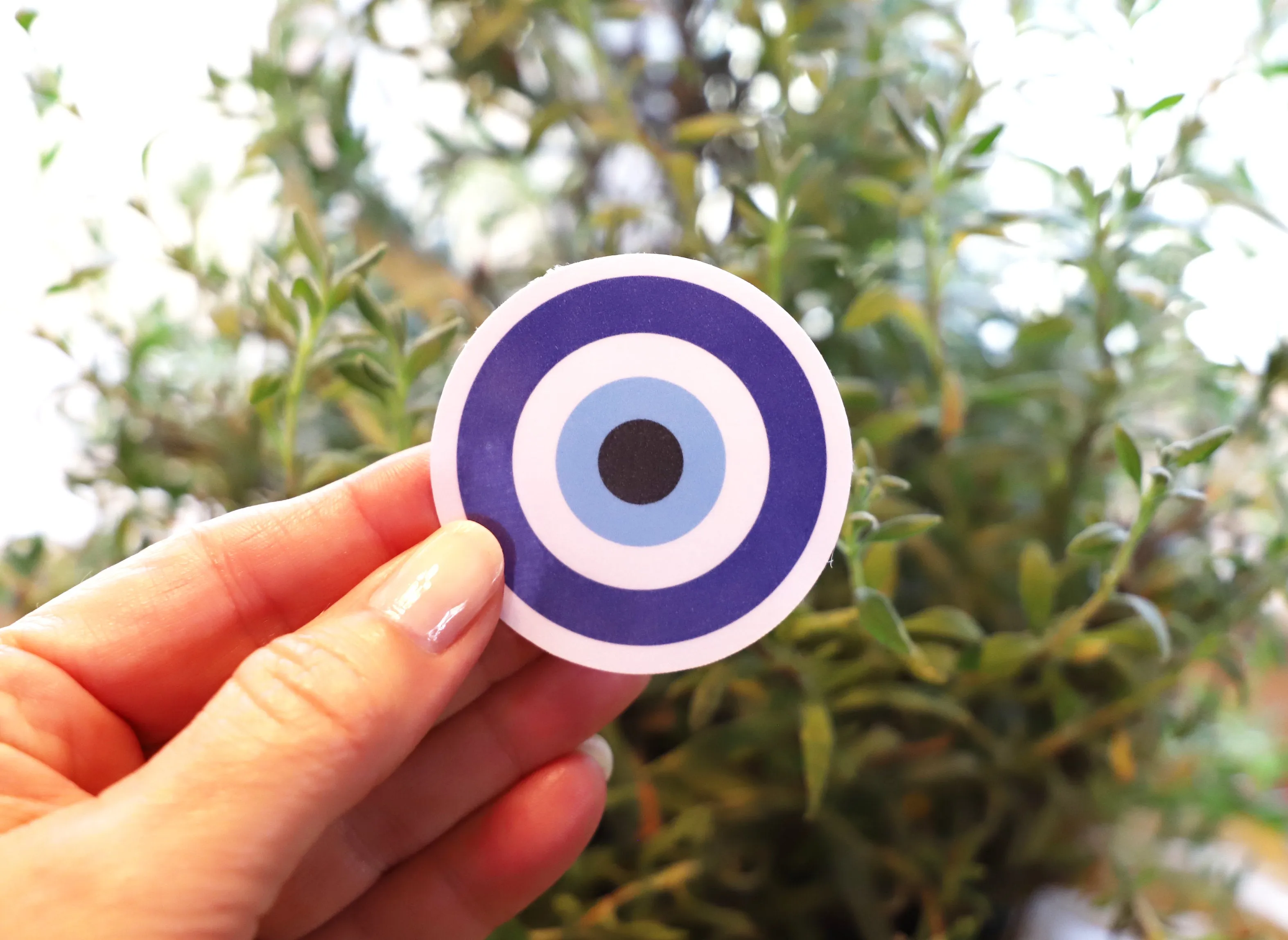 Blue Evil Eye sticker pack | 4pk