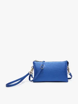 Blue Shiny Crossbody