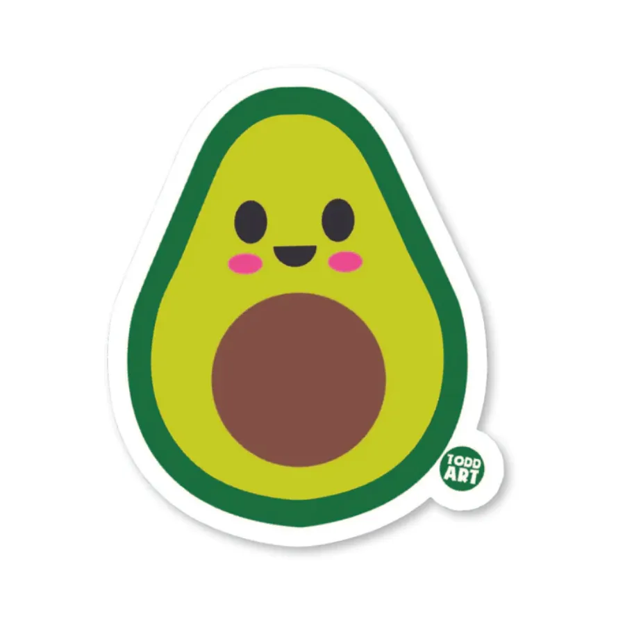 Boo-Boo Buddies Avocado Sticker