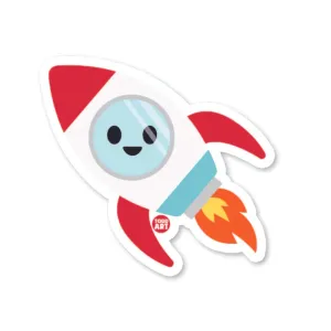 Boo-Boo Buddies Rocketship Sticker