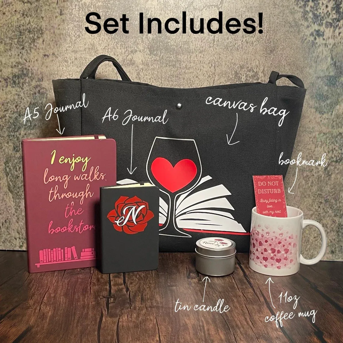 Book Lovers Gift Set - Romance Edition