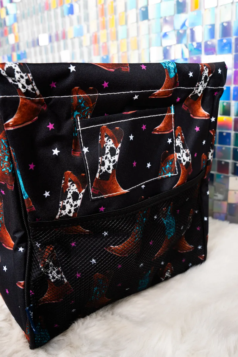 Boots, Class & Sass Collapsible Haul-It-All Basket with Mesh Pockets