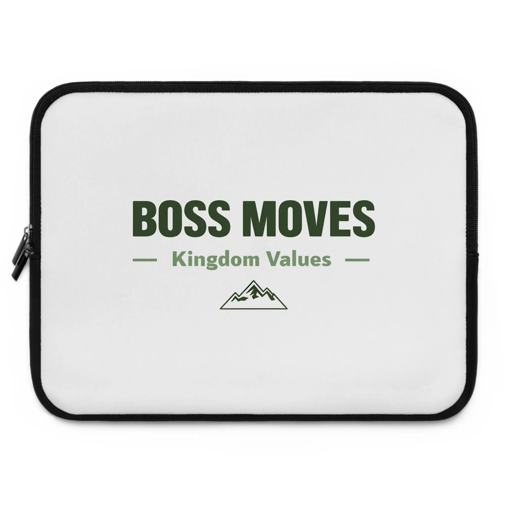 Boss Moves Laptop Sleeve – Water-Resistant Neoprene, Dual Zipper, Protective & Lightweight