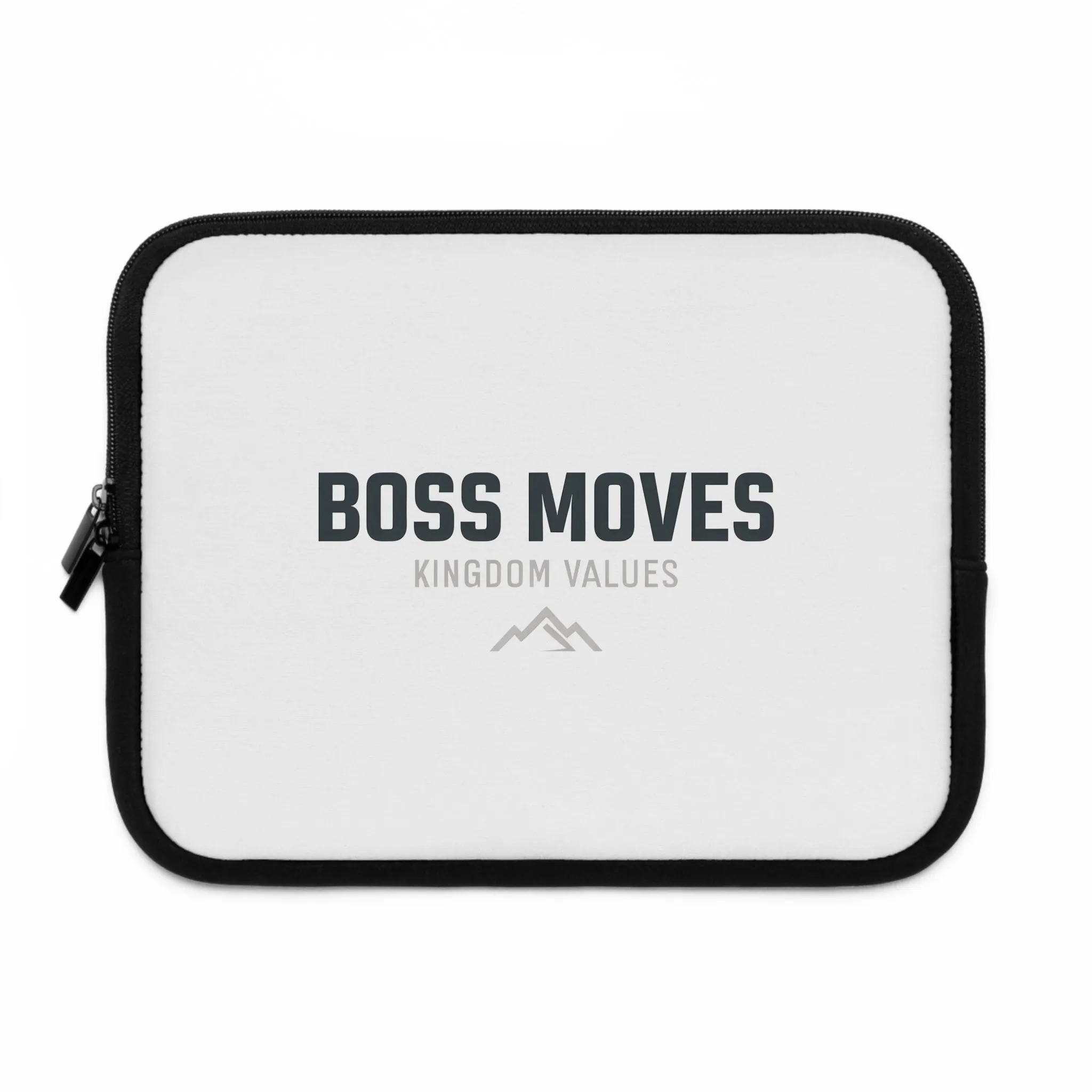 Boss Moves Laptop Sleeve – Water-Resistant Neoprene, Dual Zipper, Protective & Lightweight