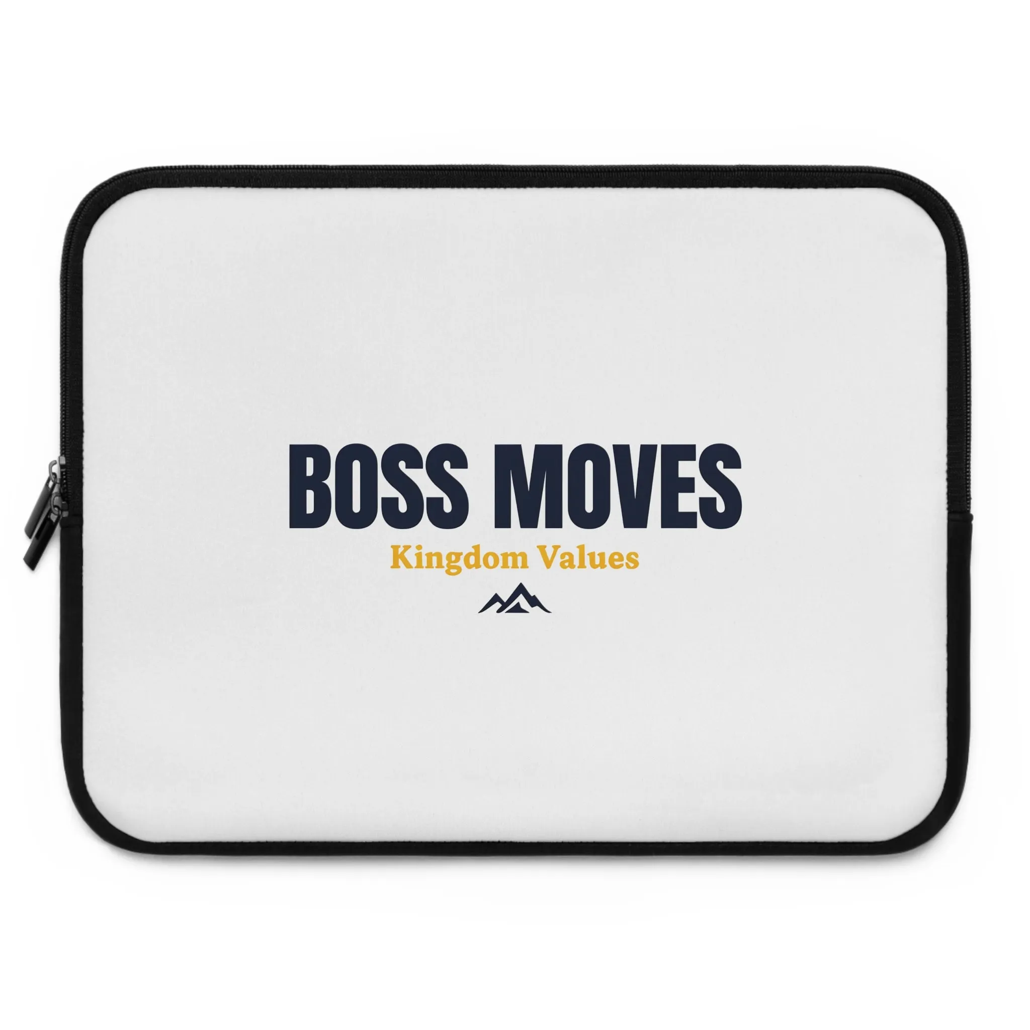 Boss Moves Laptop Sleeve – Water-Resistant Neoprene, Dual Zipper, Protective & Lightweight