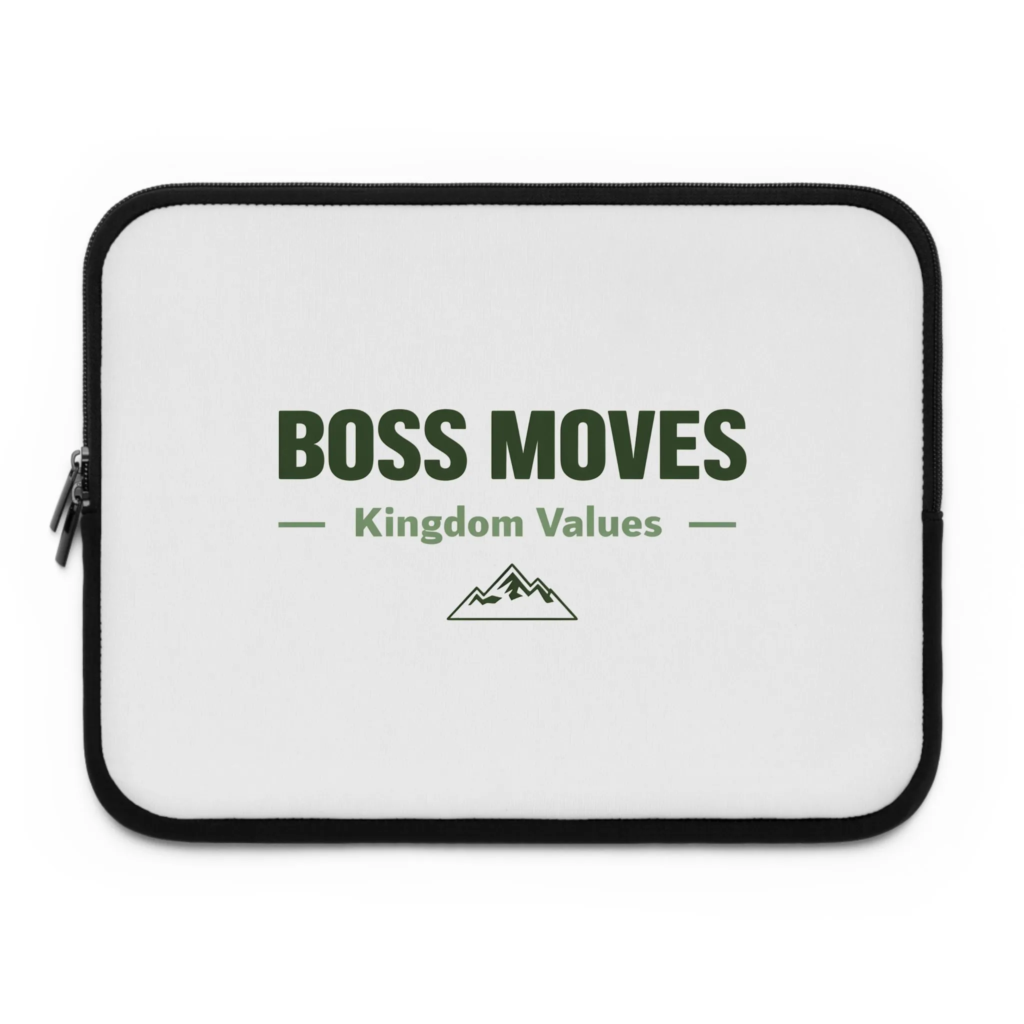 Boss Moves Laptop Sleeve – Water-Resistant Neoprene, Dual Zipper, Protective & Lightweight