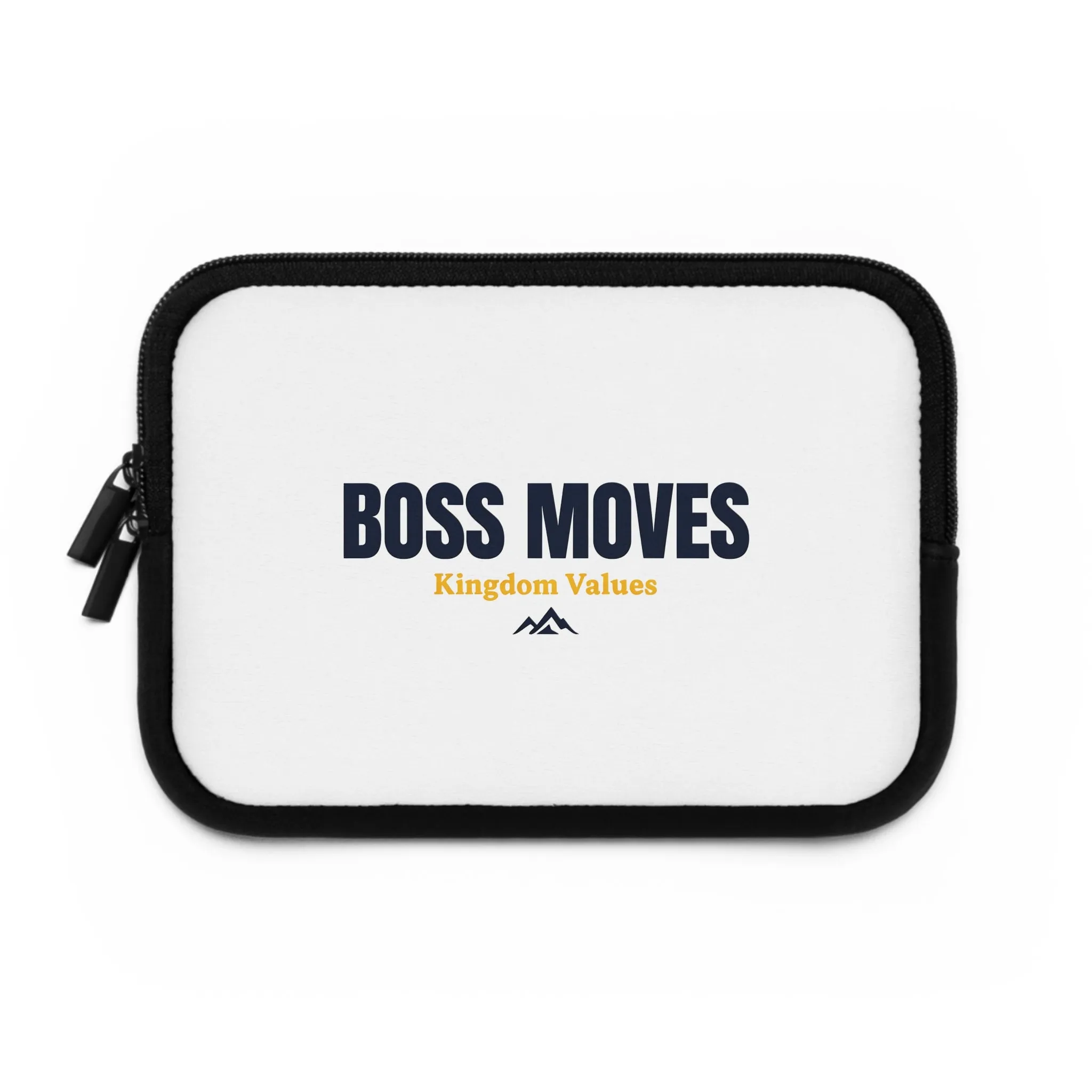 Boss Moves Laptop Sleeve – Water-Resistant Neoprene, Dual Zipper, Protective & Lightweight
