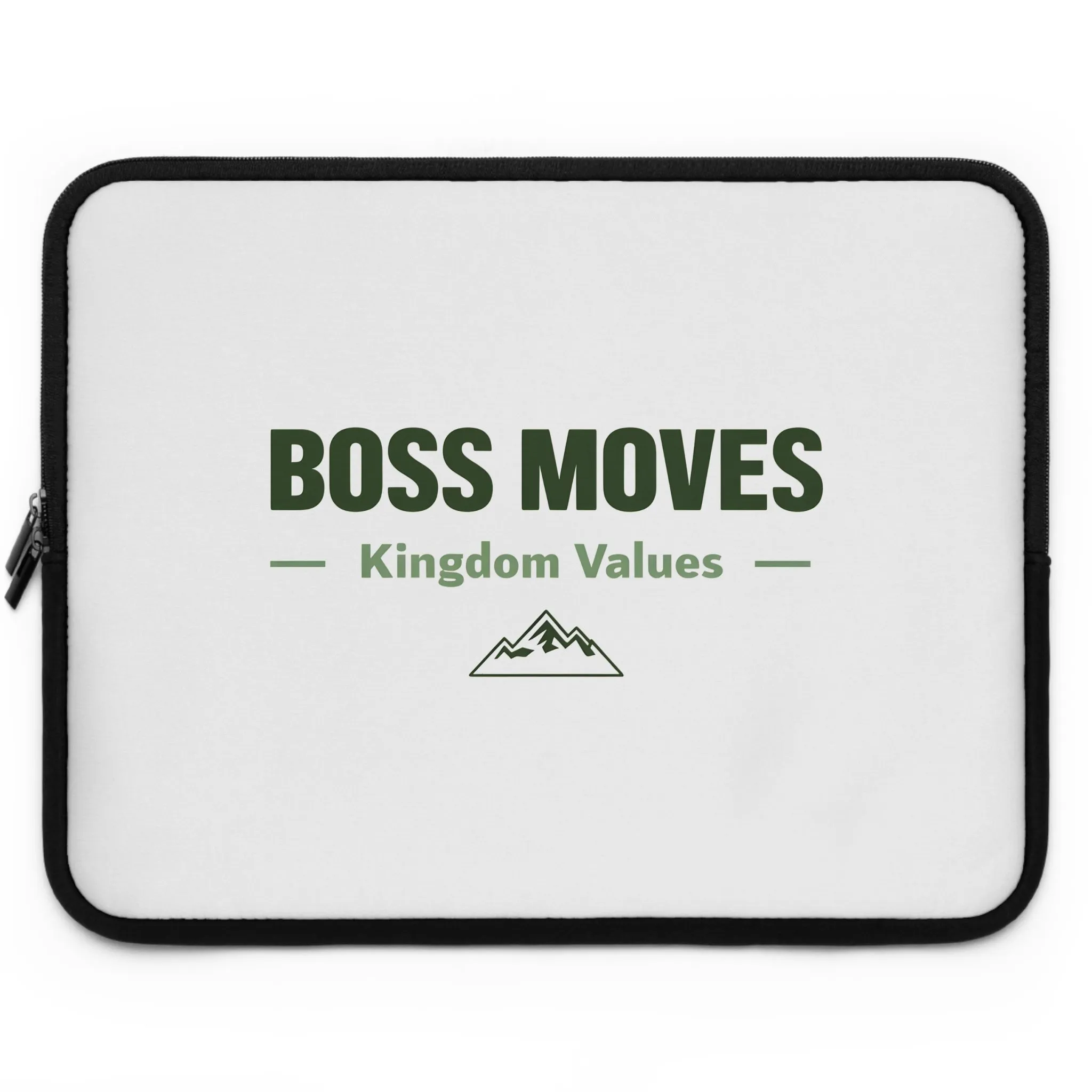 Boss Moves Laptop Sleeve – Water-Resistant Neoprene, Dual Zipper, Protective & Lightweight
