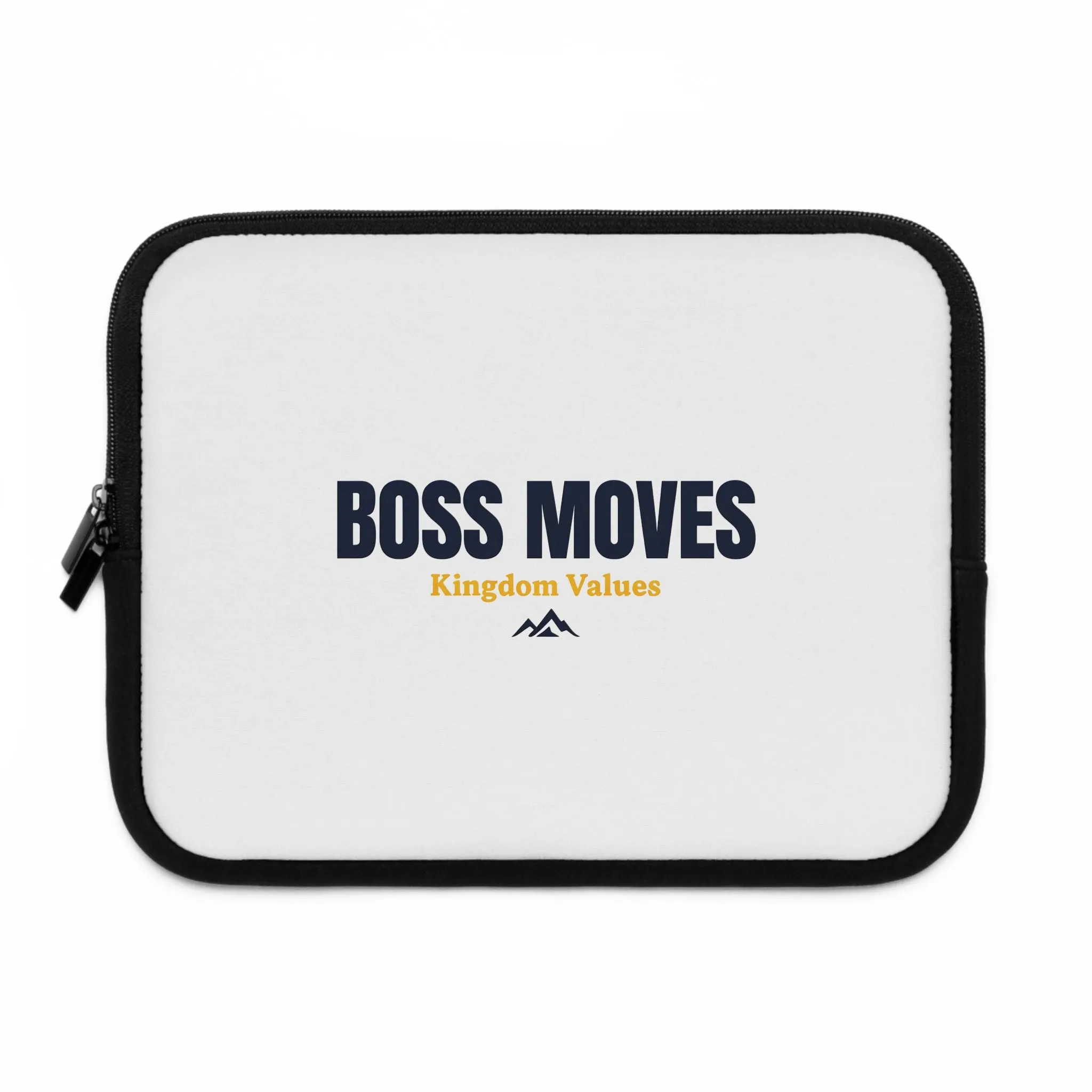 Boss Moves Laptop Sleeve – Water-Resistant Neoprene, Dual Zipper, Protective & Lightweight