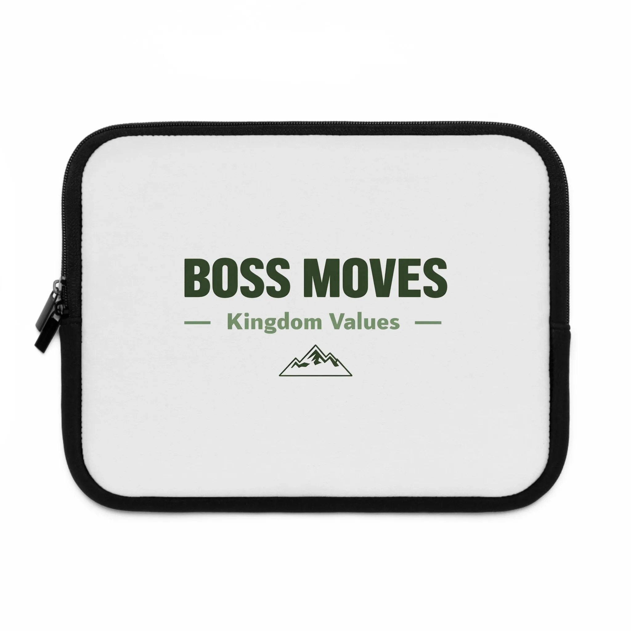 Boss Moves Laptop Sleeve – Water-Resistant Neoprene, Dual Zipper, Protective & Lightweight
