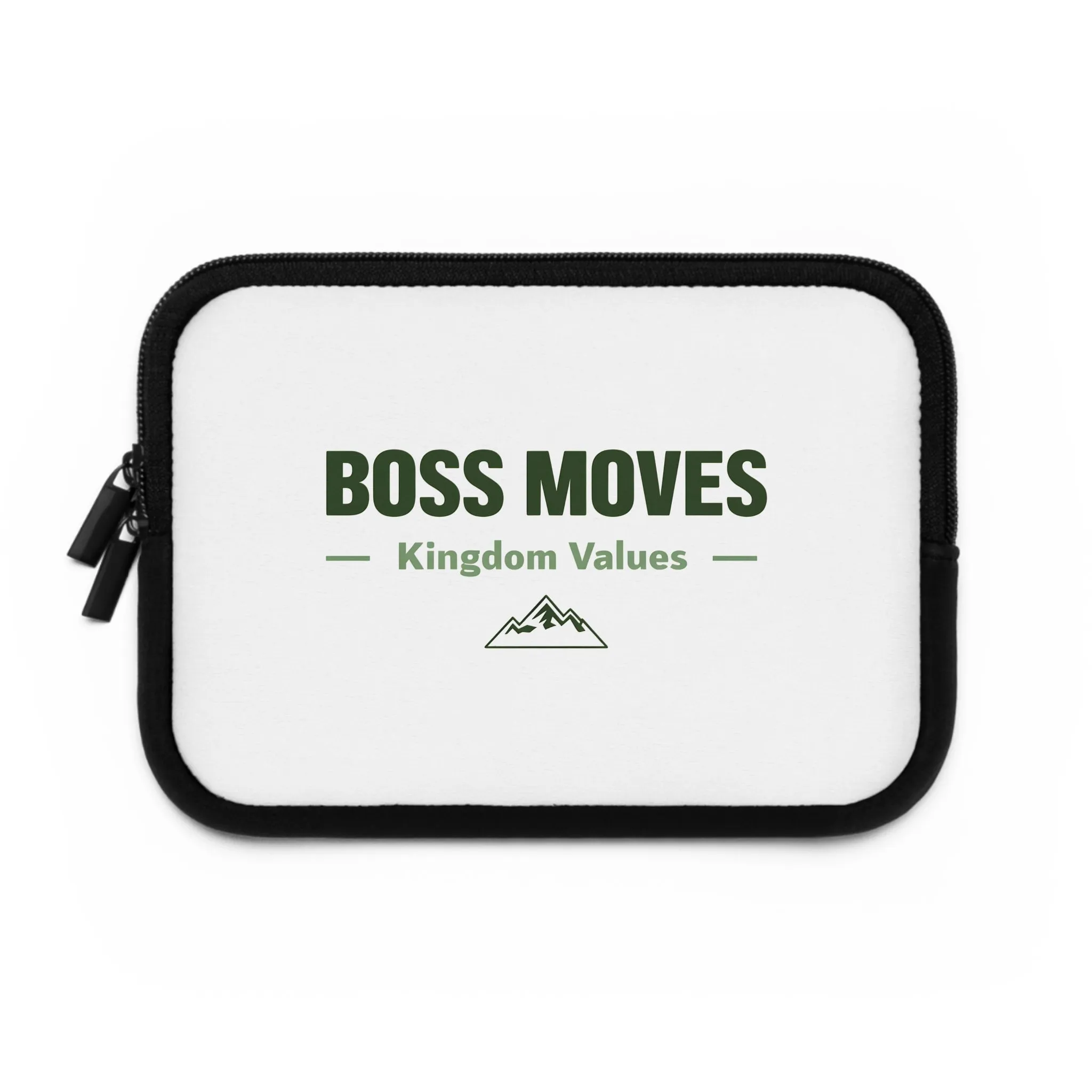 Boss Moves Laptop Sleeve – Water-Resistant Neoprene, Dual Zipper, Protective & Lightweight