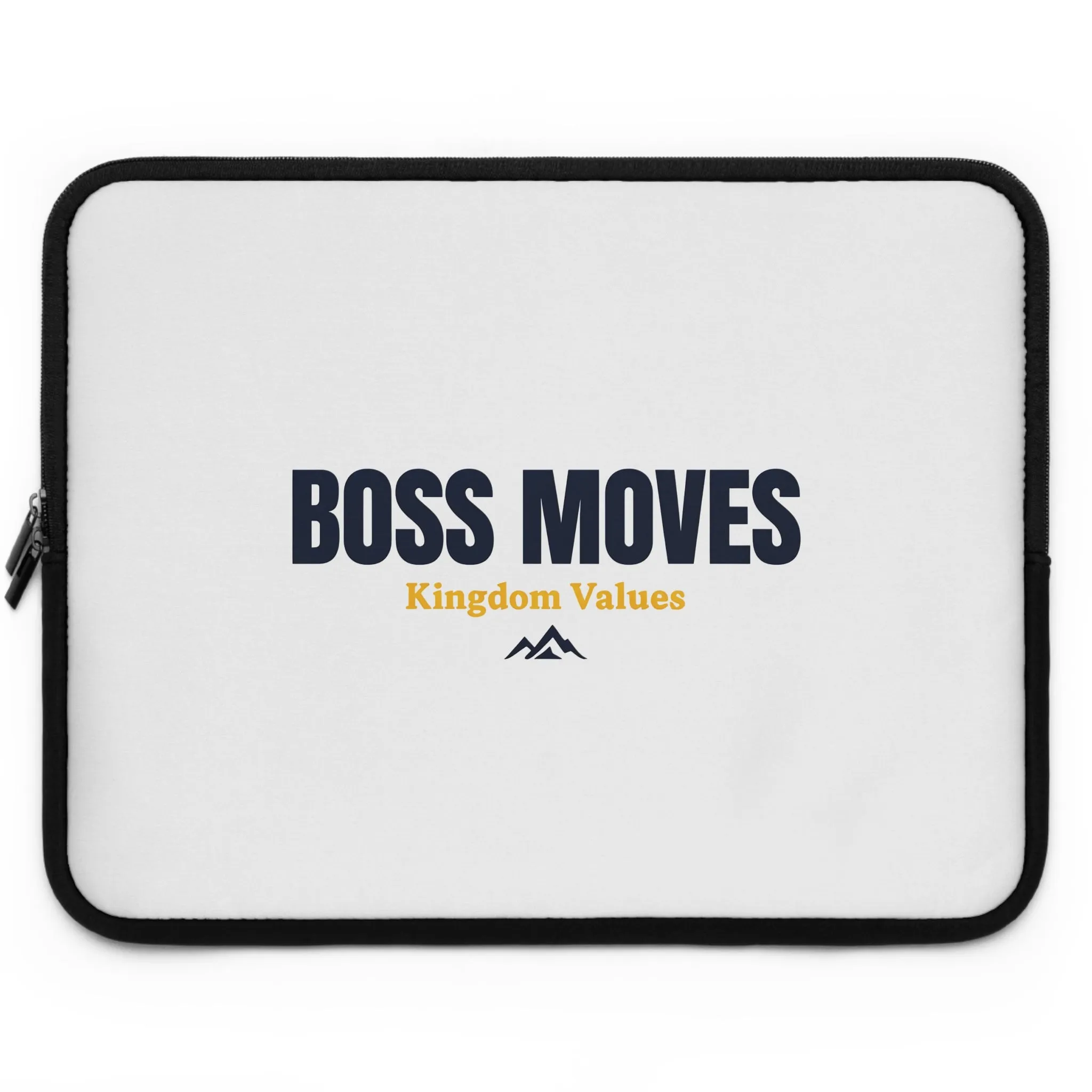 Boss Moves Laptop Sleeve – Water-Resistant Neoprene, Dual Zipper, Protective & Lightweight