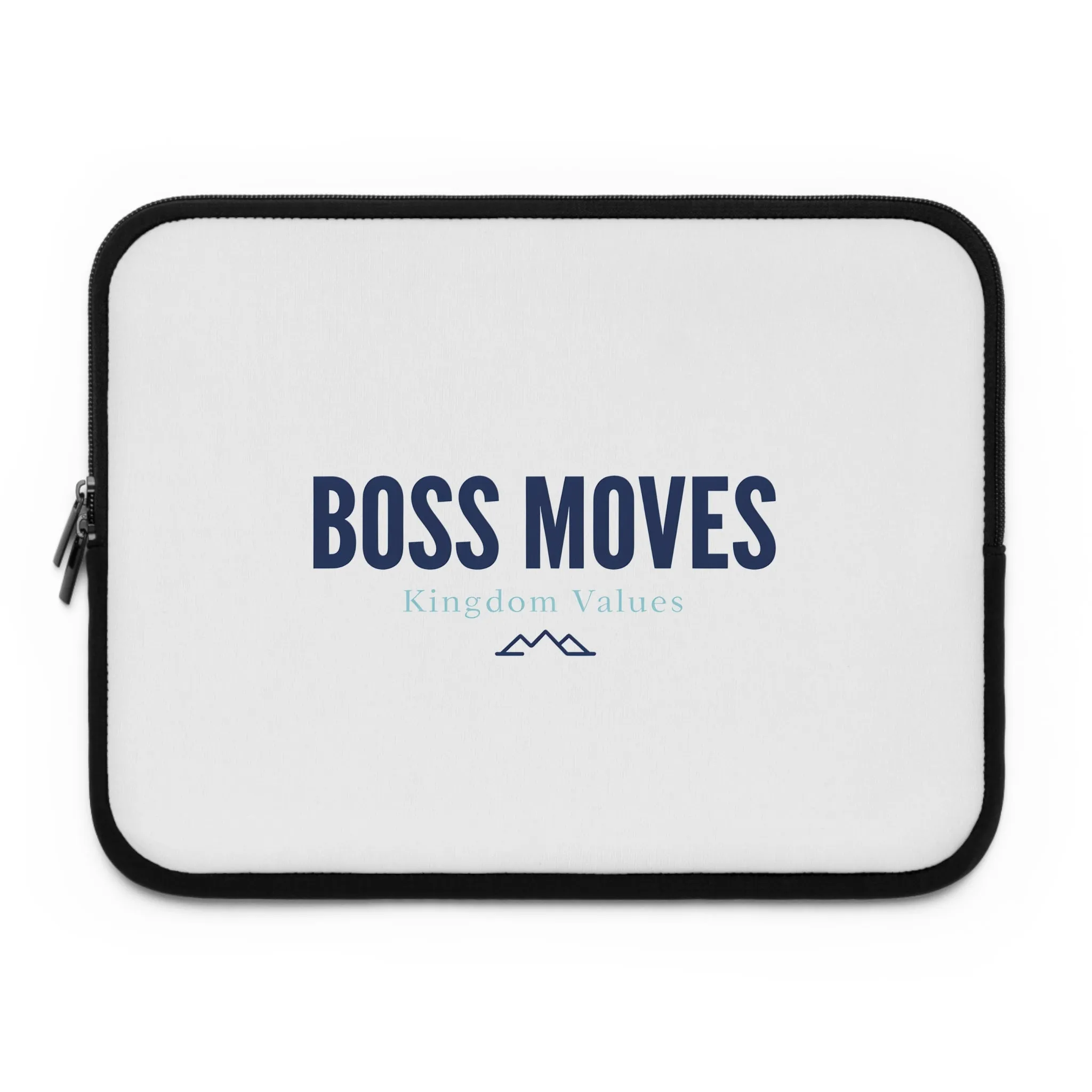 Boss Moves Laptop Sleeve – Water-Resistant Neoprene, Dual Zipper, Protective & Lightweight