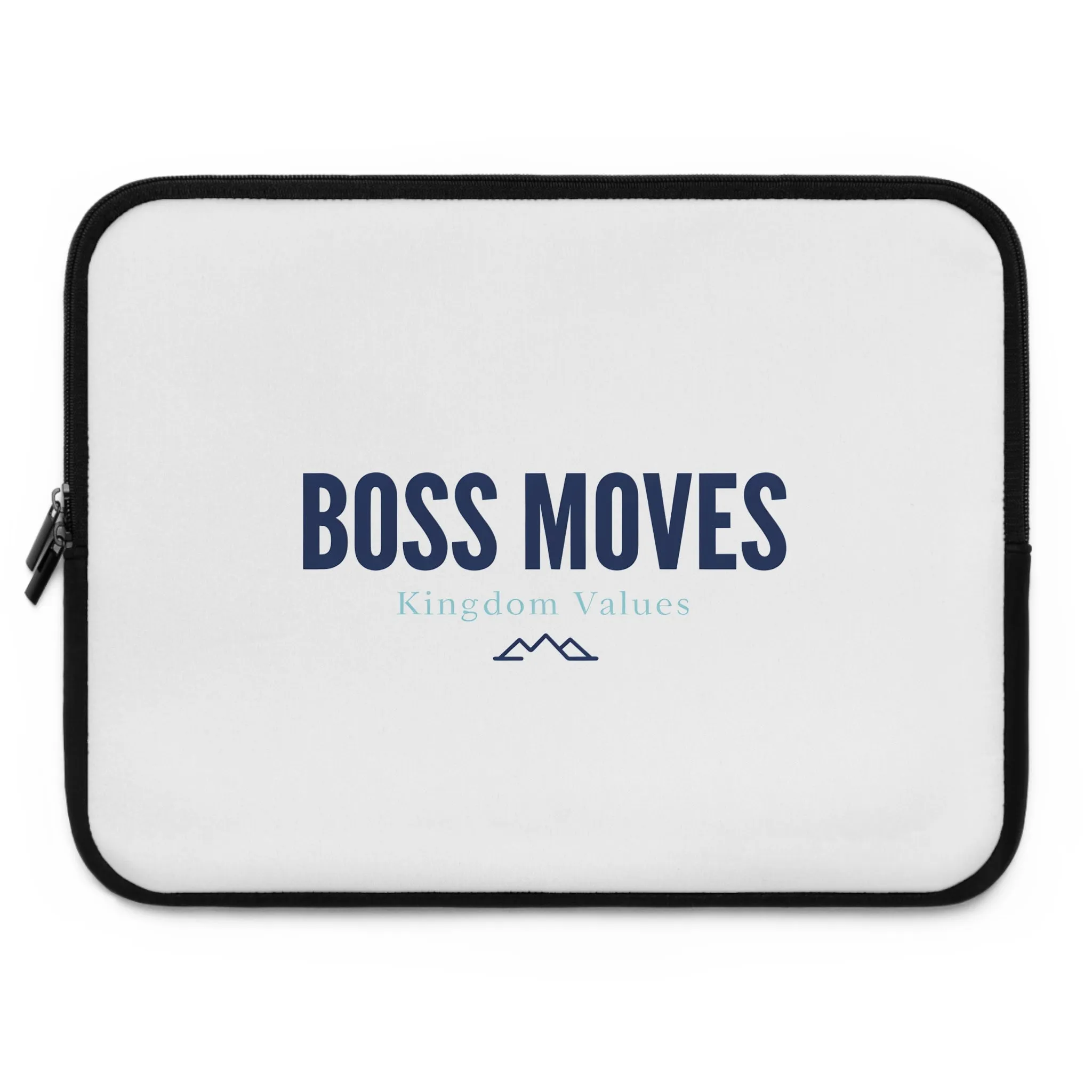 Boss Moves Laptop Sleeve – Water-Resistant Neoprene, Dual Zipper, Protective & Lightweight