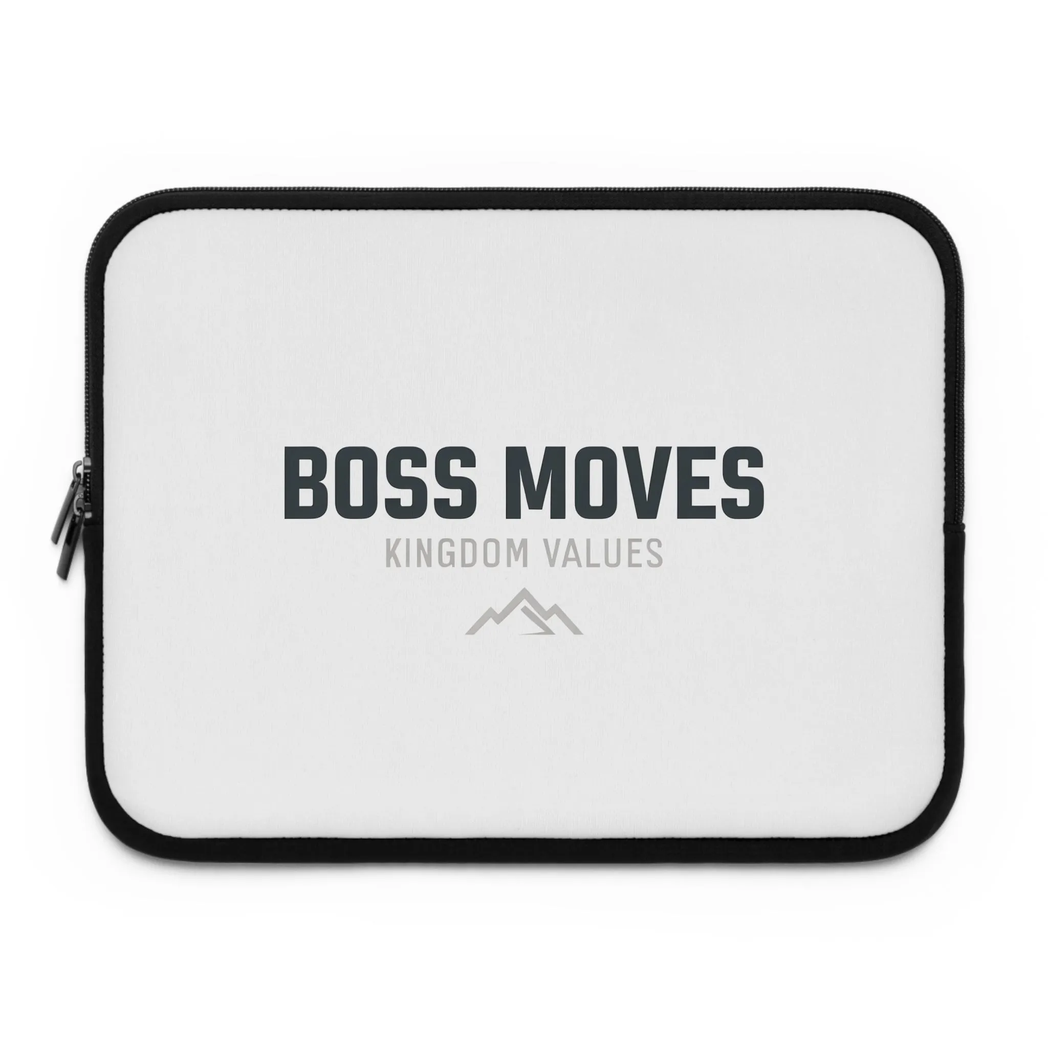 Boss Moves Laptop Sleeve – Water-Resistant Neoprene, Dual Zipper, Protective & Lightweight