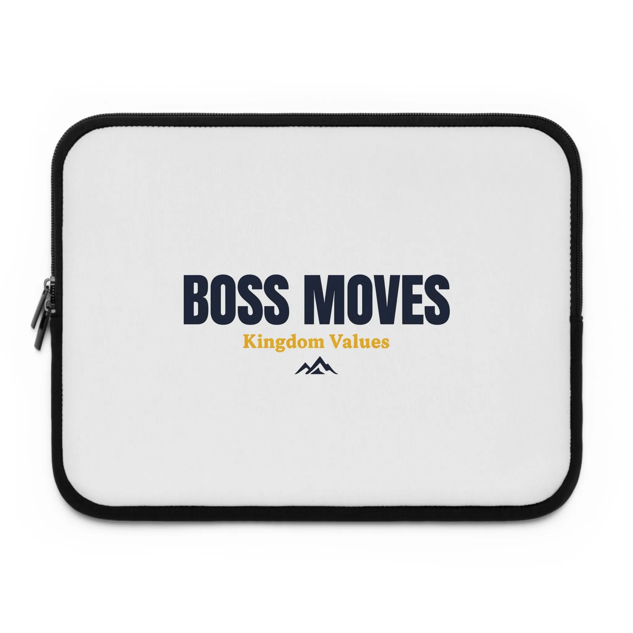 Boss Moves Laptop Sleeve – Water-Resistant Neoprene, Dual Zipper, Protective & Lightweight