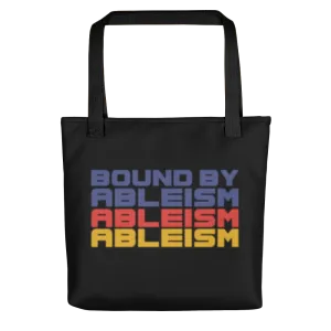 Bound by Ableism (Halftone Tote Bag)