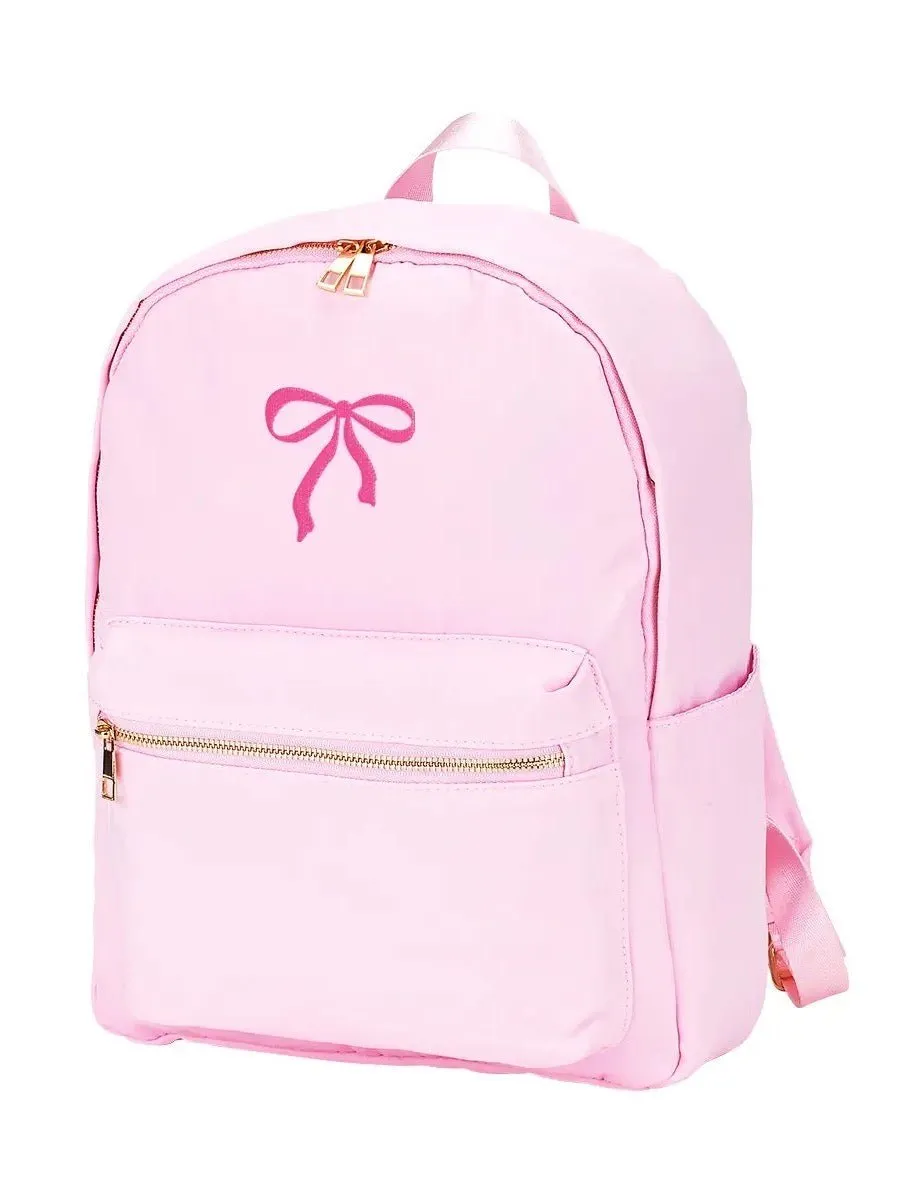 Bow Pink Charlie Backpack
