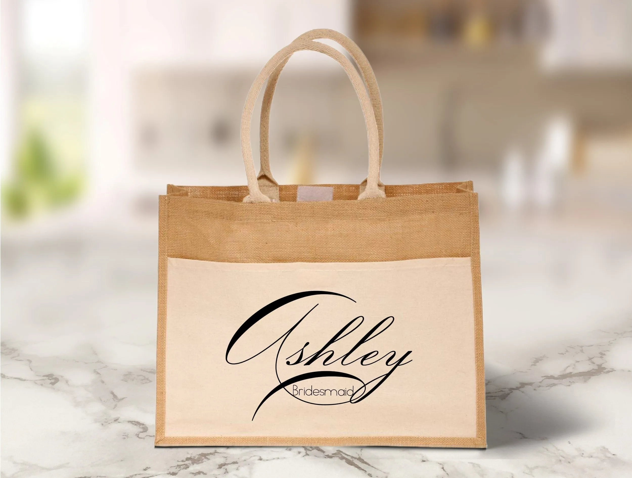 Bridesmaid Wedding Welcome Bags (Various Colors)