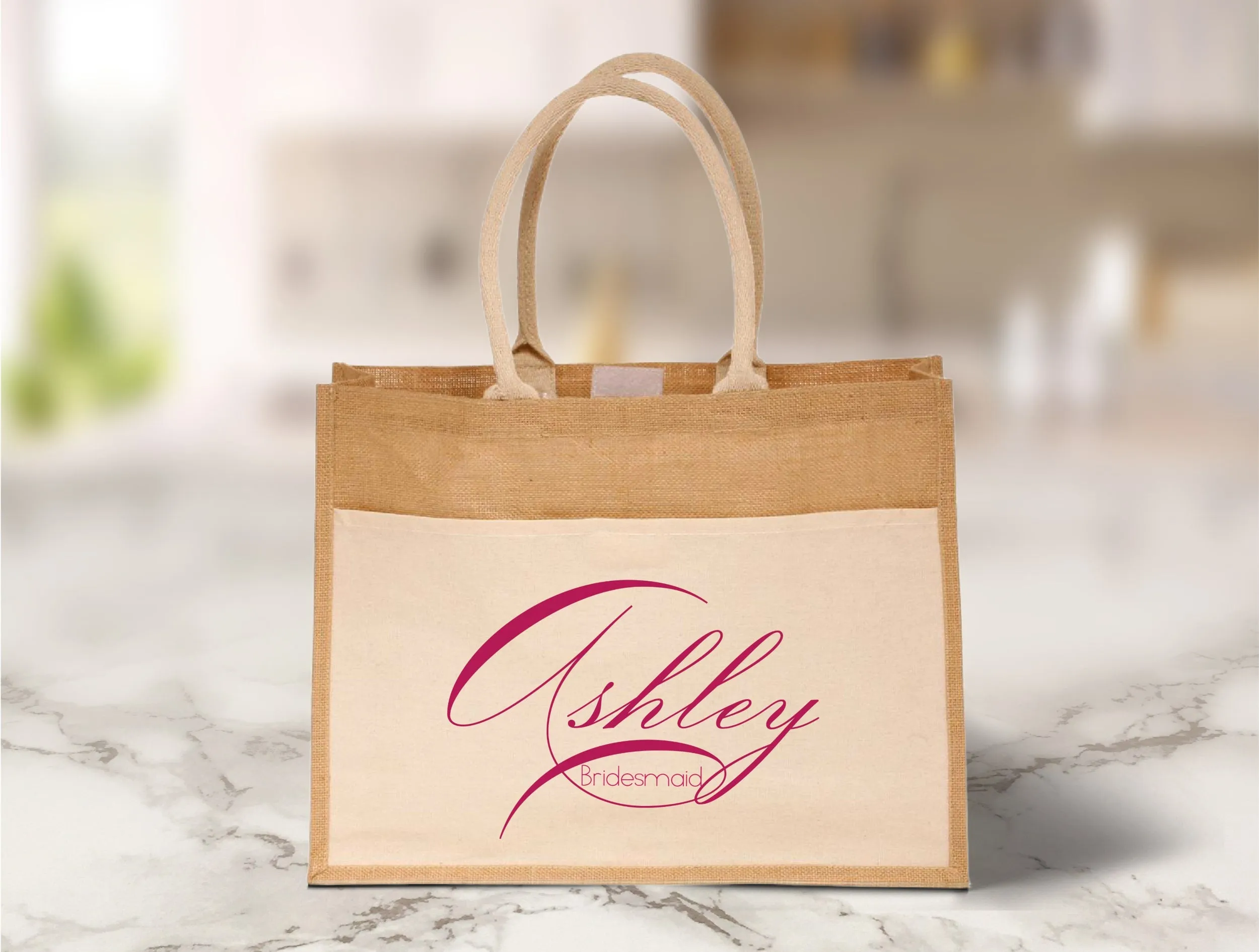 Bridesmaid Wedding Welcome Bags (Various Colors)