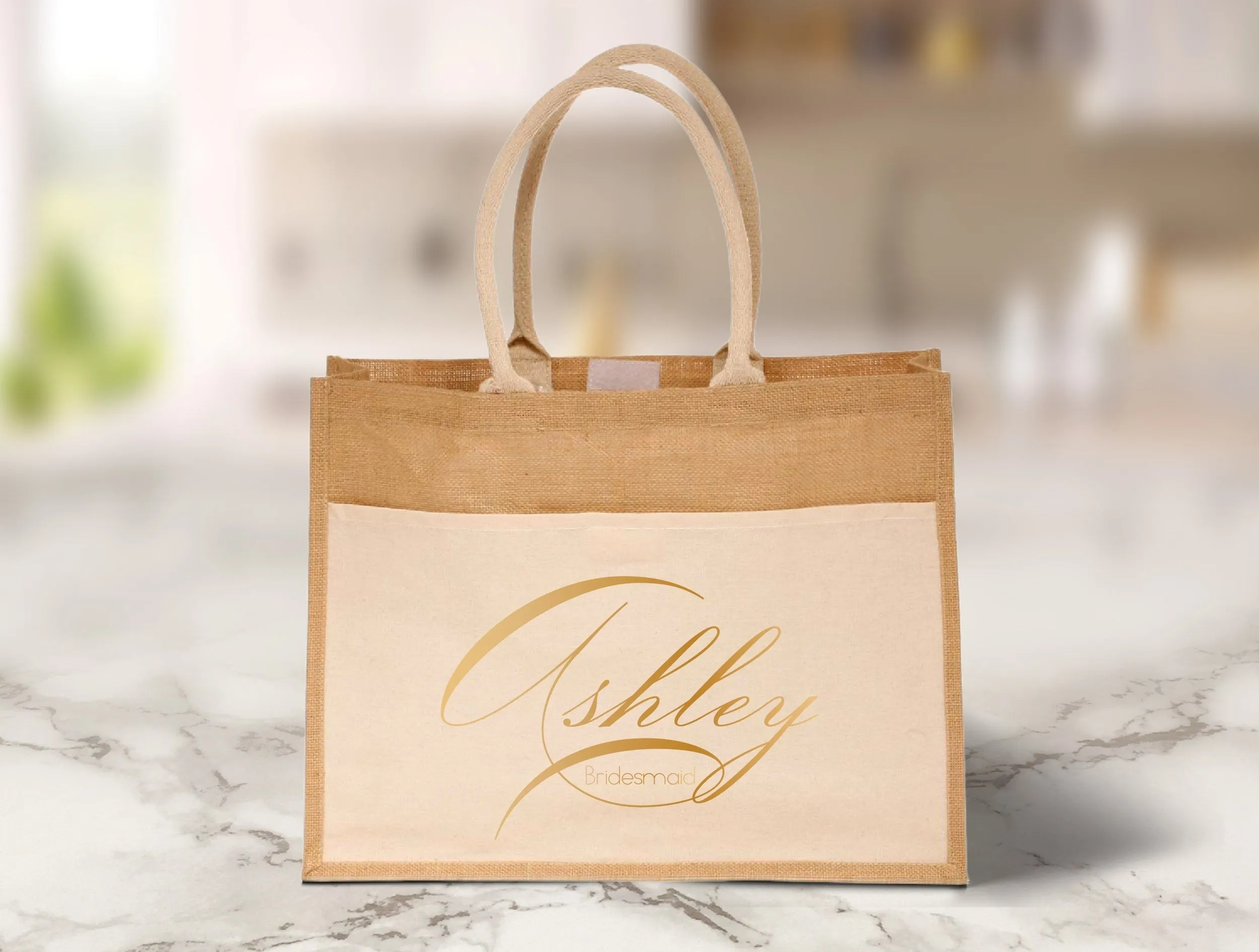Bridesmaid Wedding Welcome Bags (Various Colors)