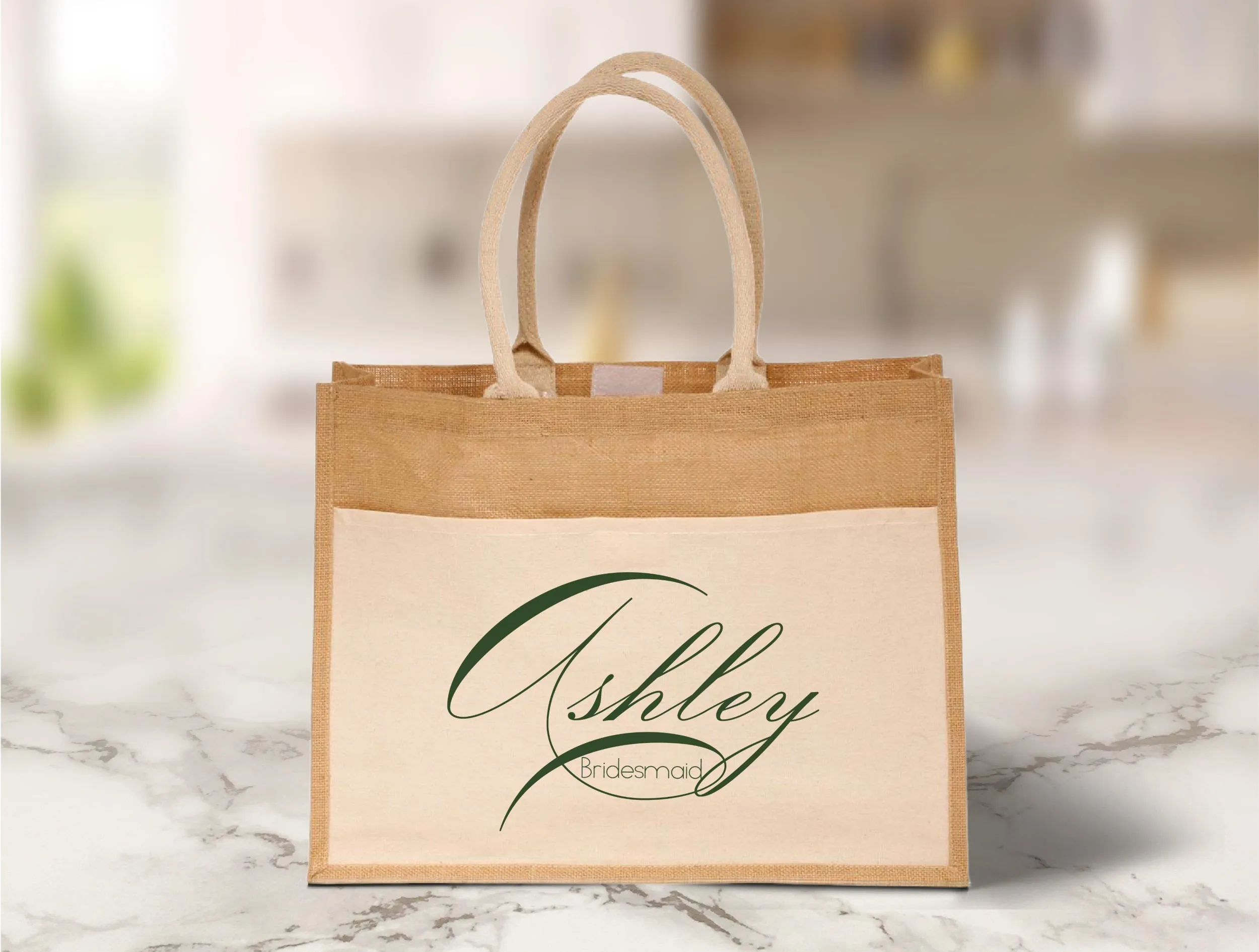 Bridesmaid Wedding Welcome Bags (Various Colors)