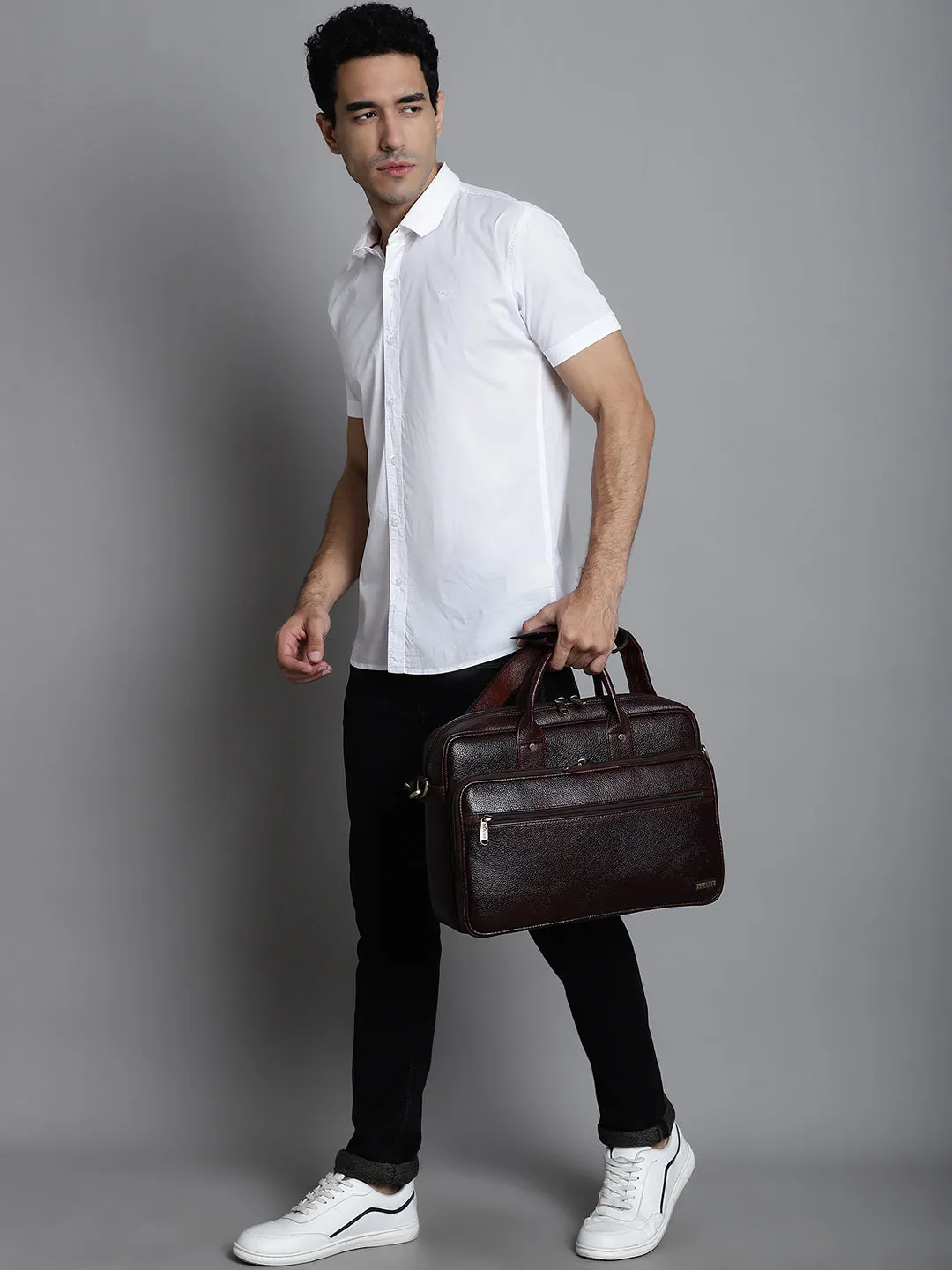Brown Leather Laptop / Office Bags ZP12110