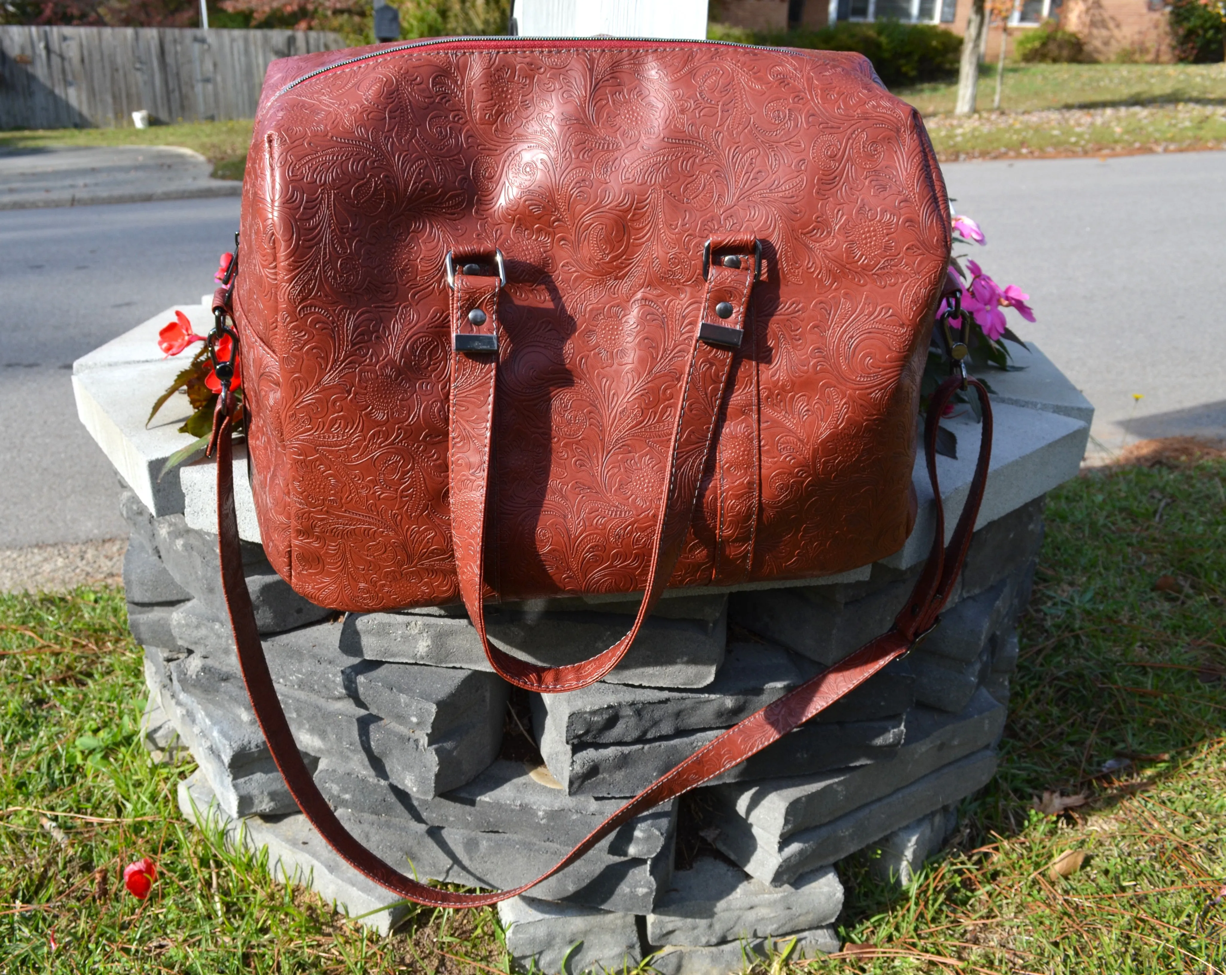 Brown Paisley Carry-on