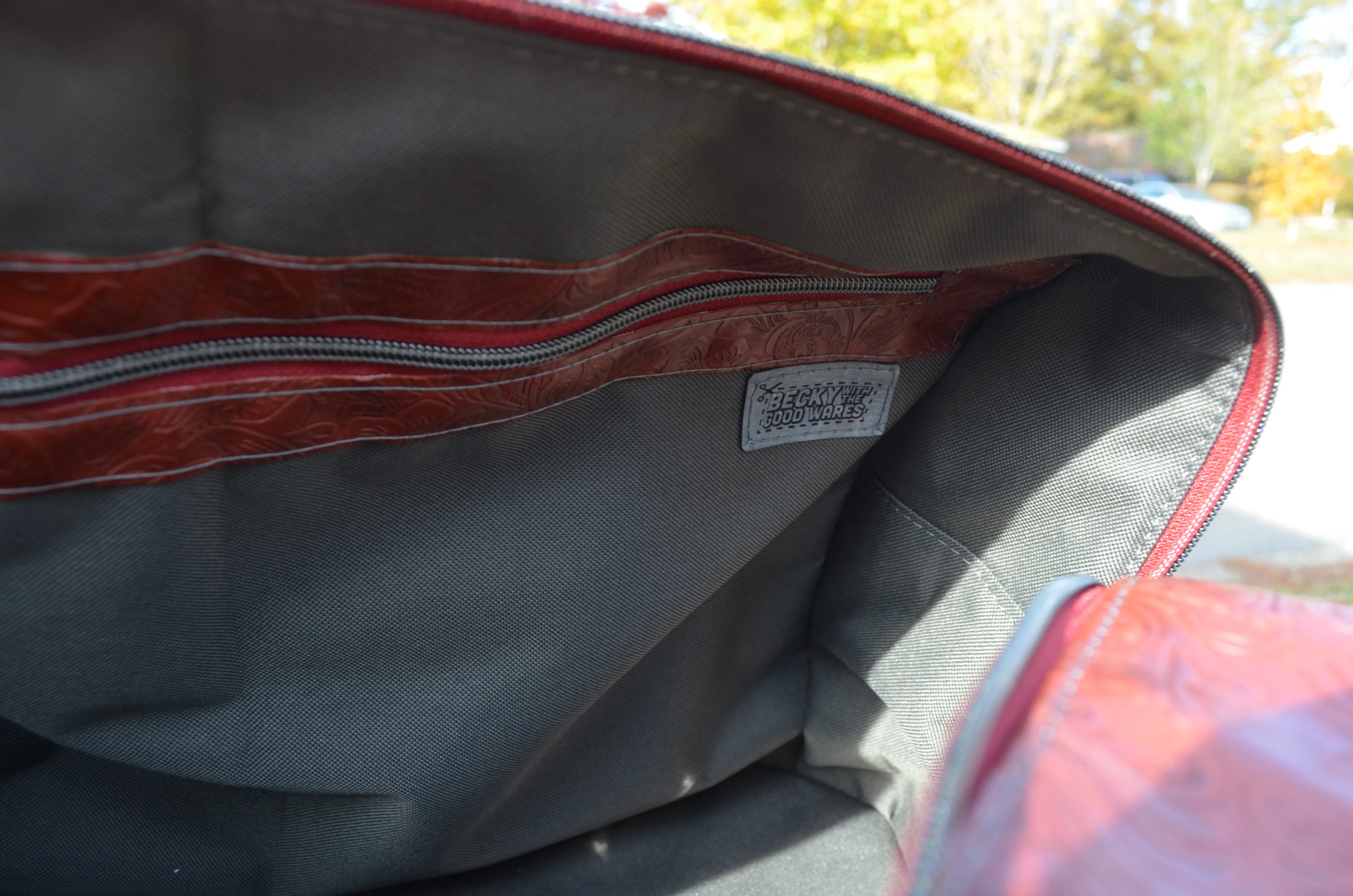 Brown Paisley Carry-on
