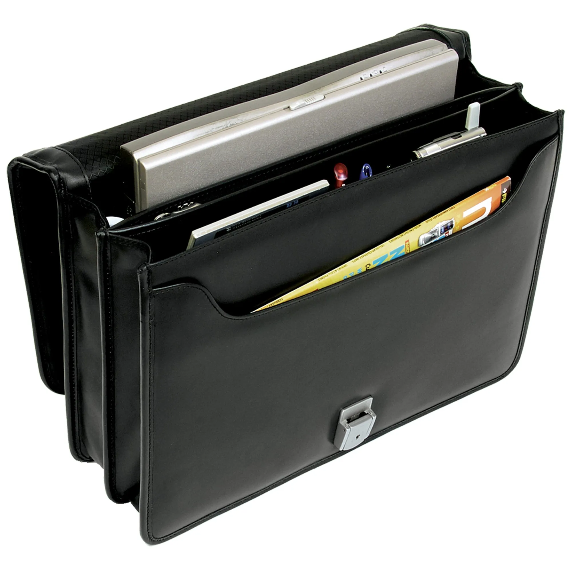 BUCKTOWN | 17” Leather Laptop Briefcase