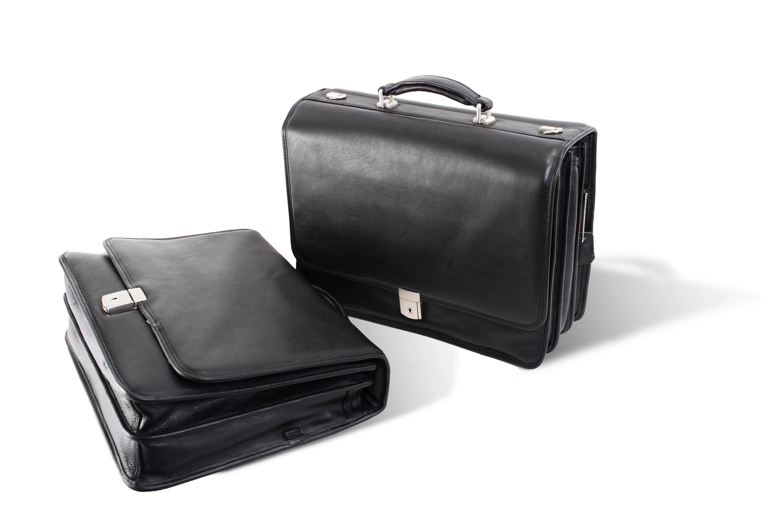 BUCKTOWN | 17” Leather Laptop Briefcase
